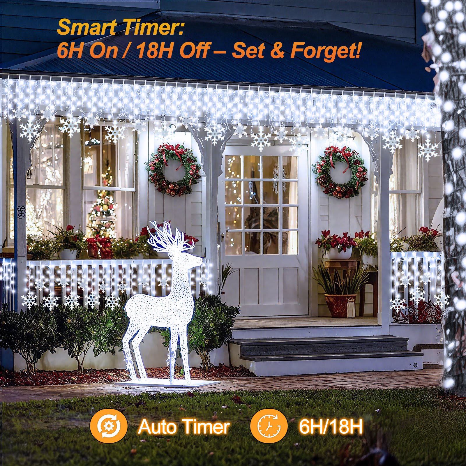 BIGHOUSE BH3003010092 Christmas-Icicle-Lights - View #5