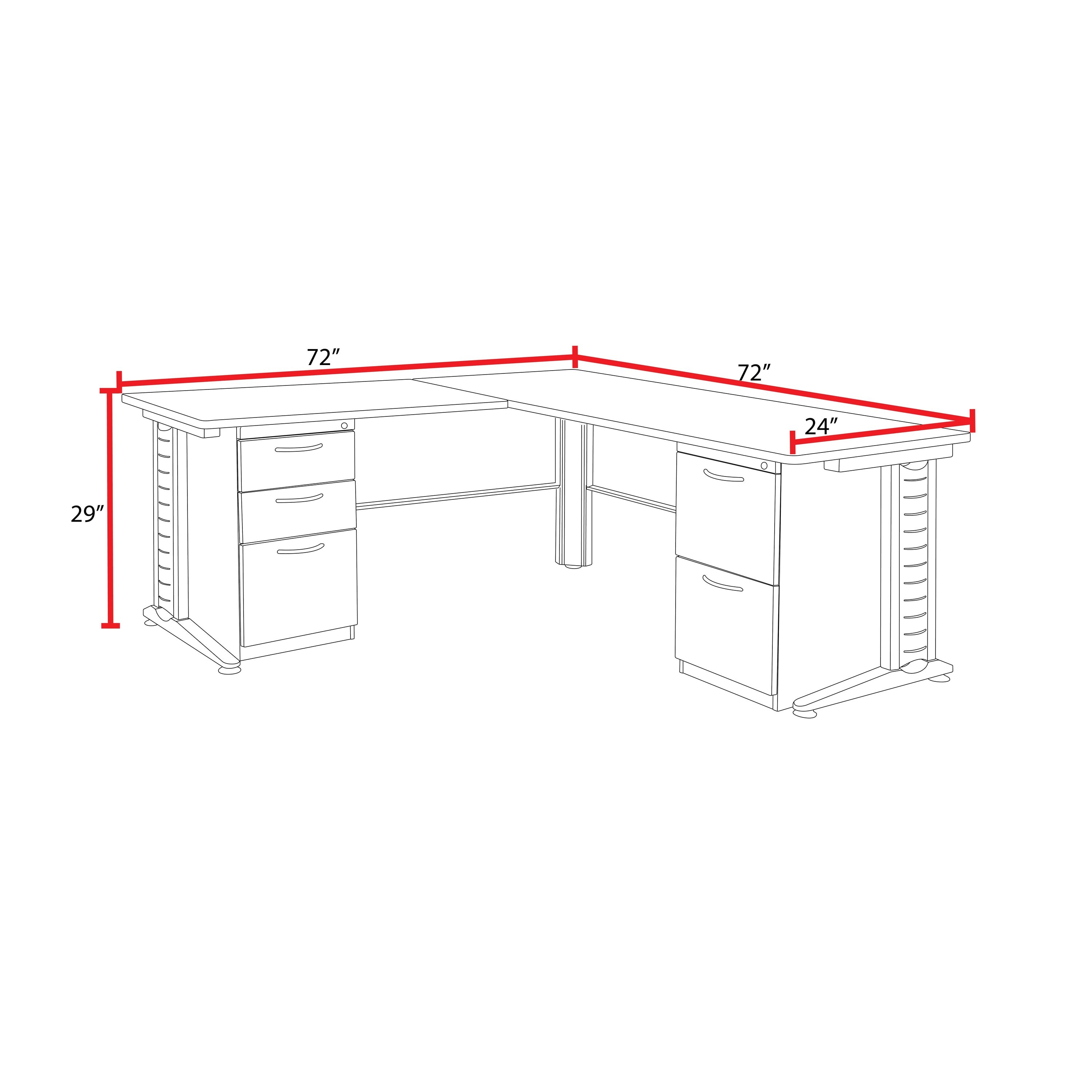Regency MLD723042GY desks - View #8