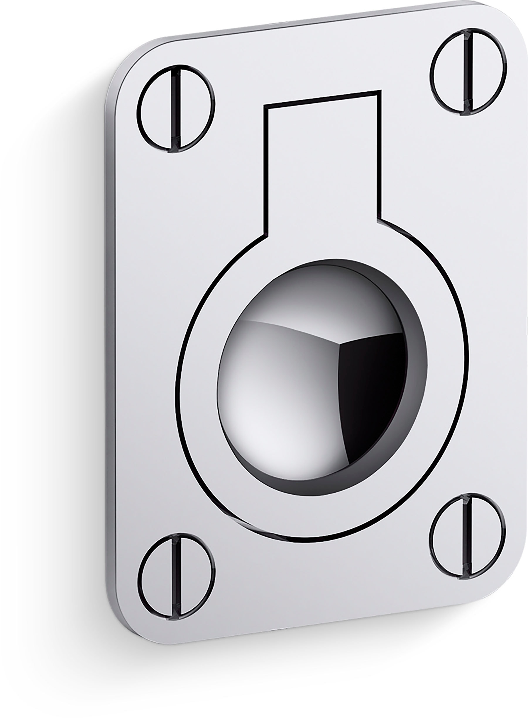 KOHLER 29980-CP Seagrove by Studio McGee Polished Chrome Rectangular Transitional Cabinet Knob