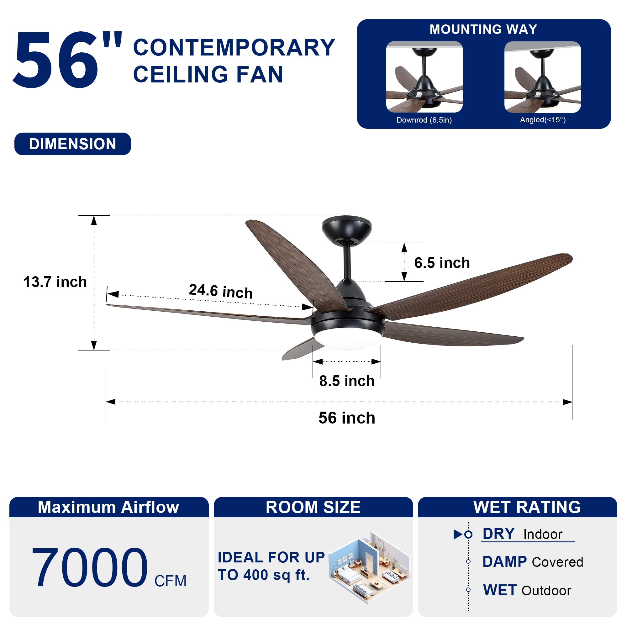 YUHAO LSDC1103BKM562 Ceiling-Fans - View #5