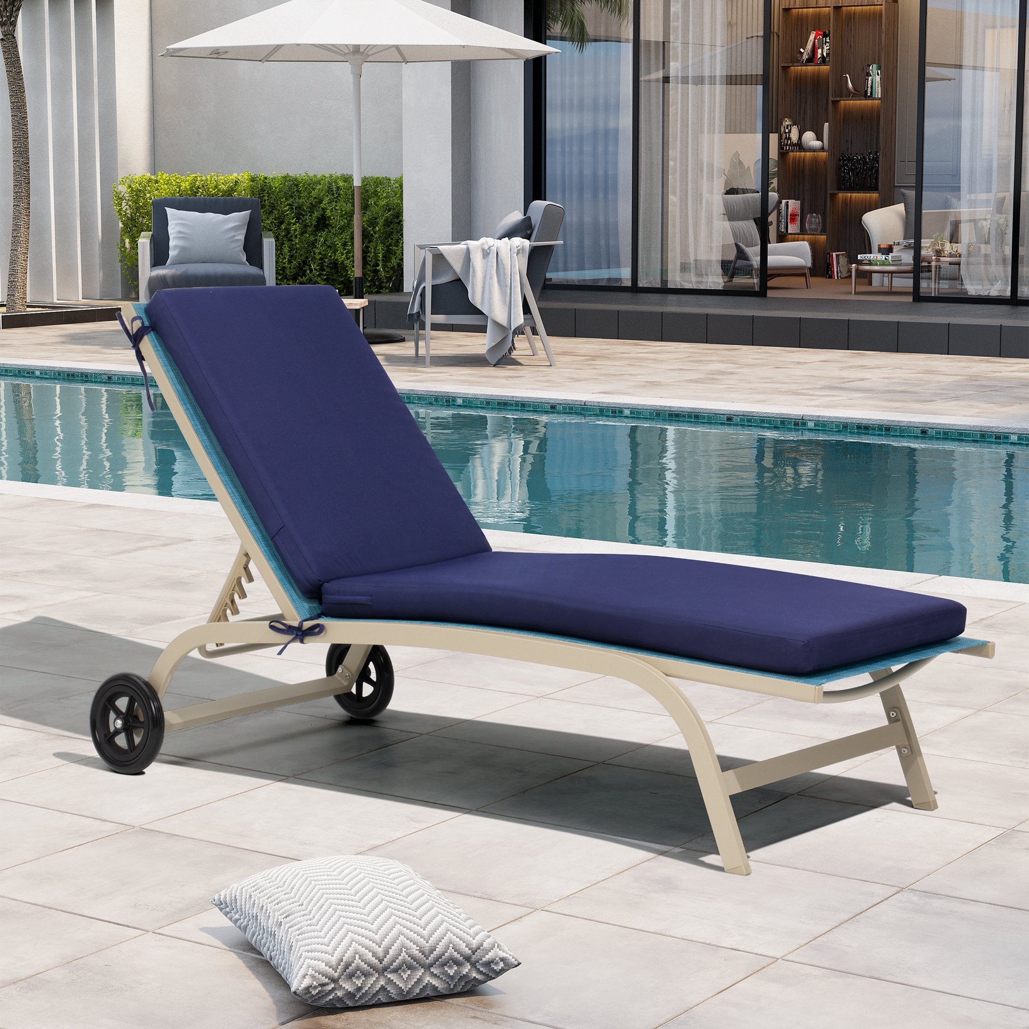 CloudFly CL-CU001NAV-2 Patio-Furniture-Cushions - View #8