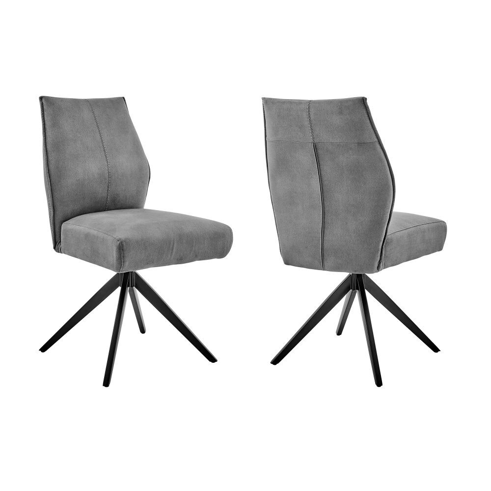 fabric swivel dining chairs