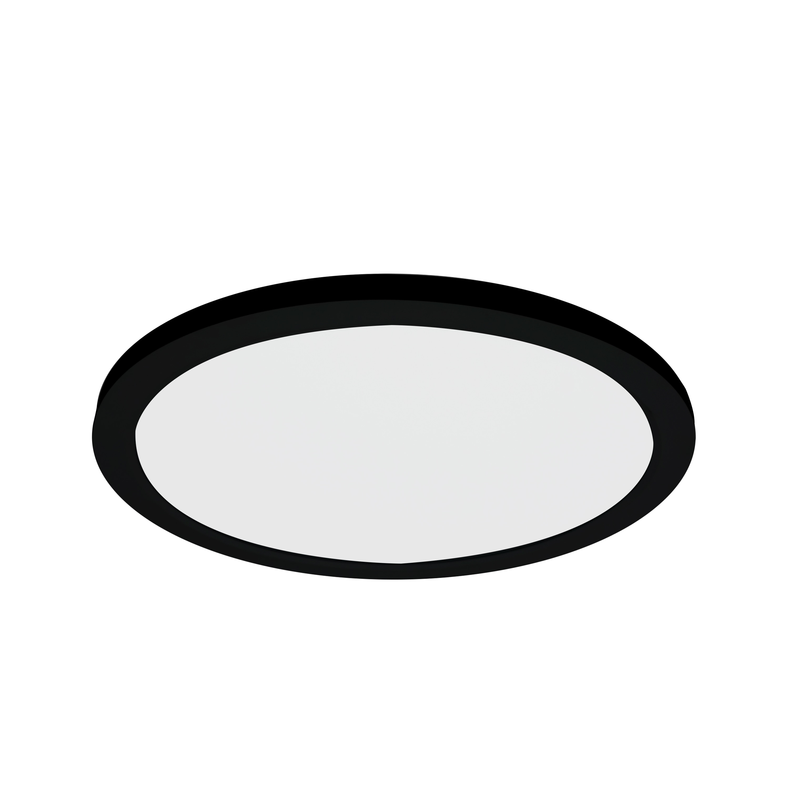 Royal Pacific 15-in Matte Black Indoor 1 -Light LED Flush Mount Light