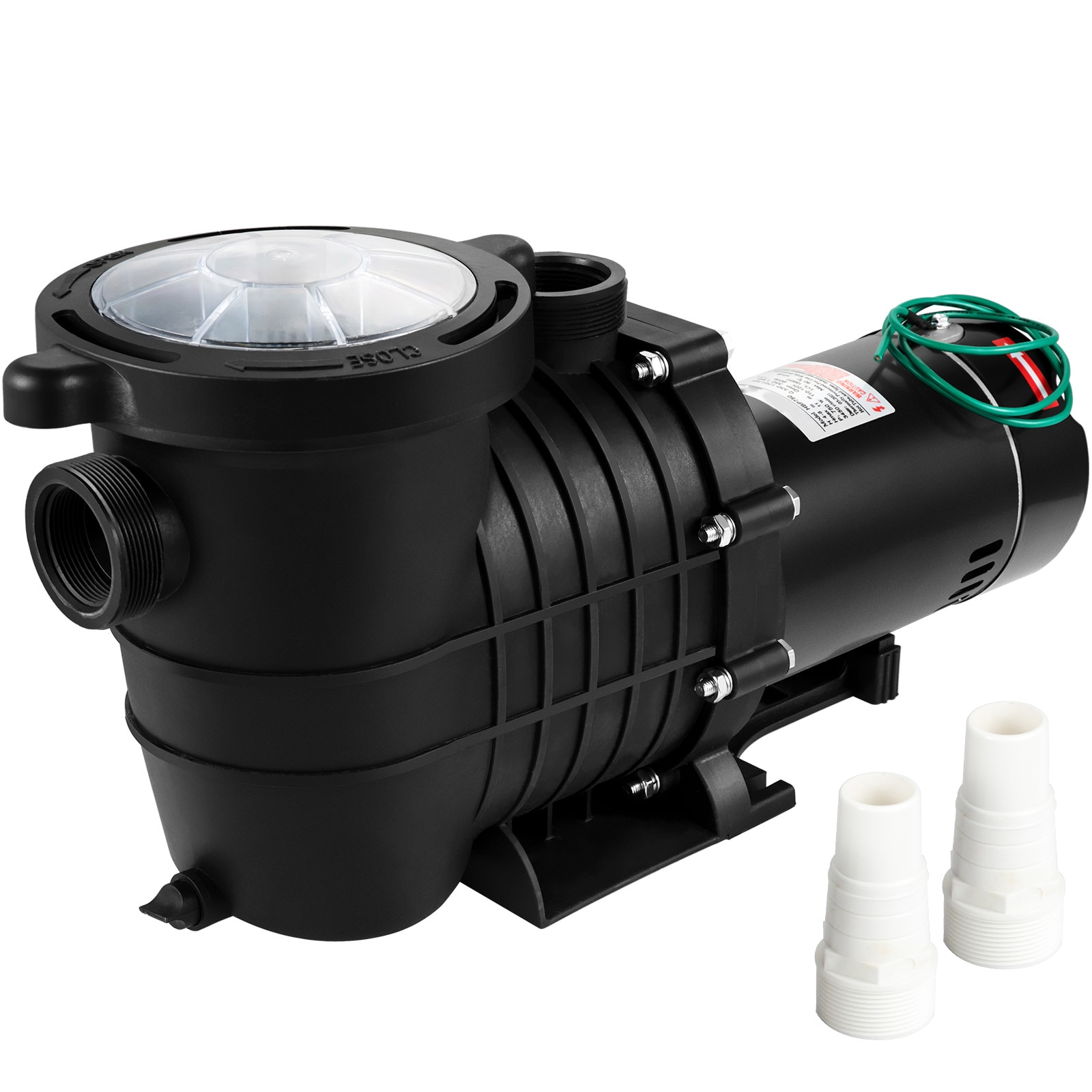 GIVIMO 1-HP 5544-GPH Dual-Voltage Above-Ground Pool Pump with Strainer Basket