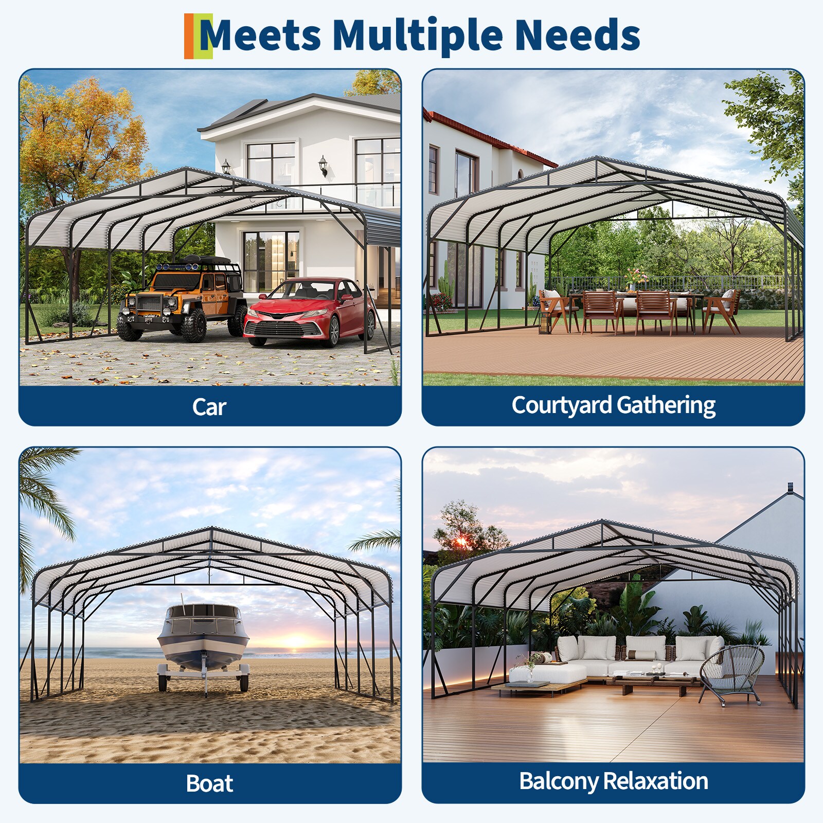 IdealHouse BLO-IEJSPZIL Carport-Covers - View #8
