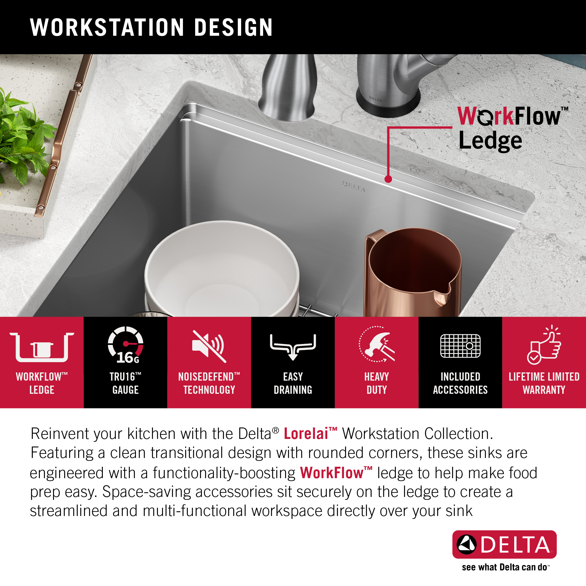Delta 95B9032-17S-SS Bar-Prep-Sinks - View #5