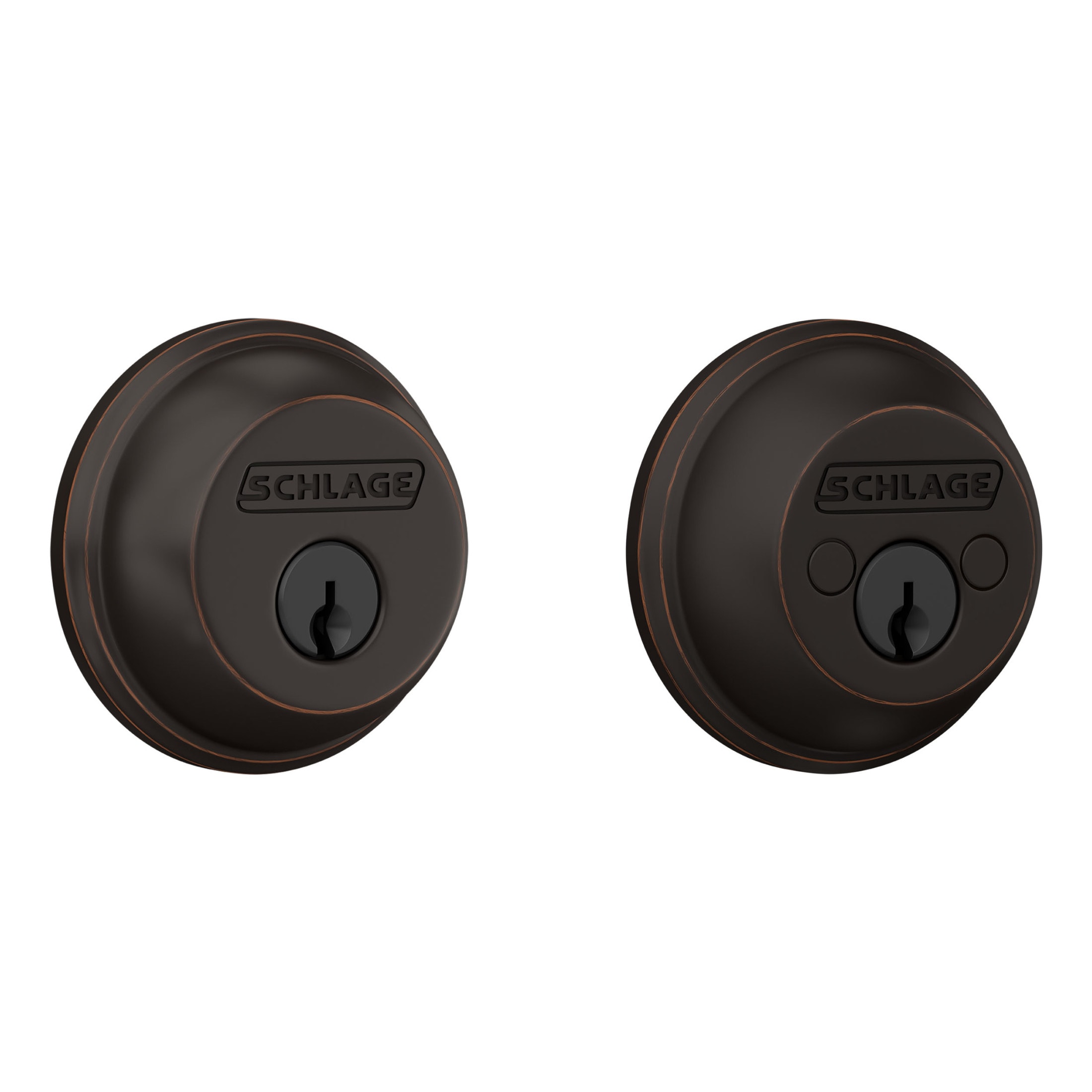 Schlage B62N V 716 Deadbolt Aged Bronze Double Cylinder Deadbolt