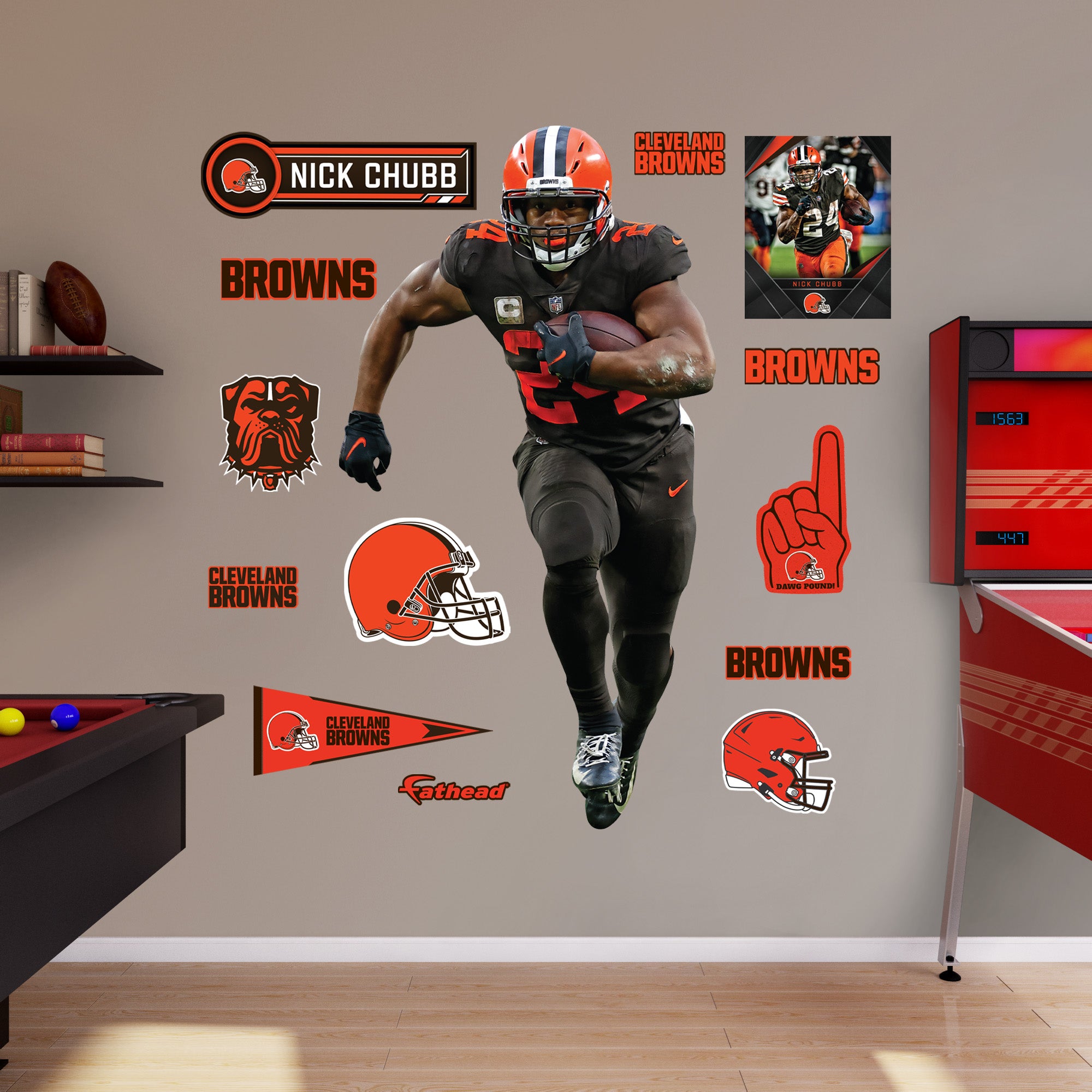 Fathead 1900-04226-001 32-Inches W x 50-Inches H Self-adhesive Multiple colors/finishes Sports Wall Decal