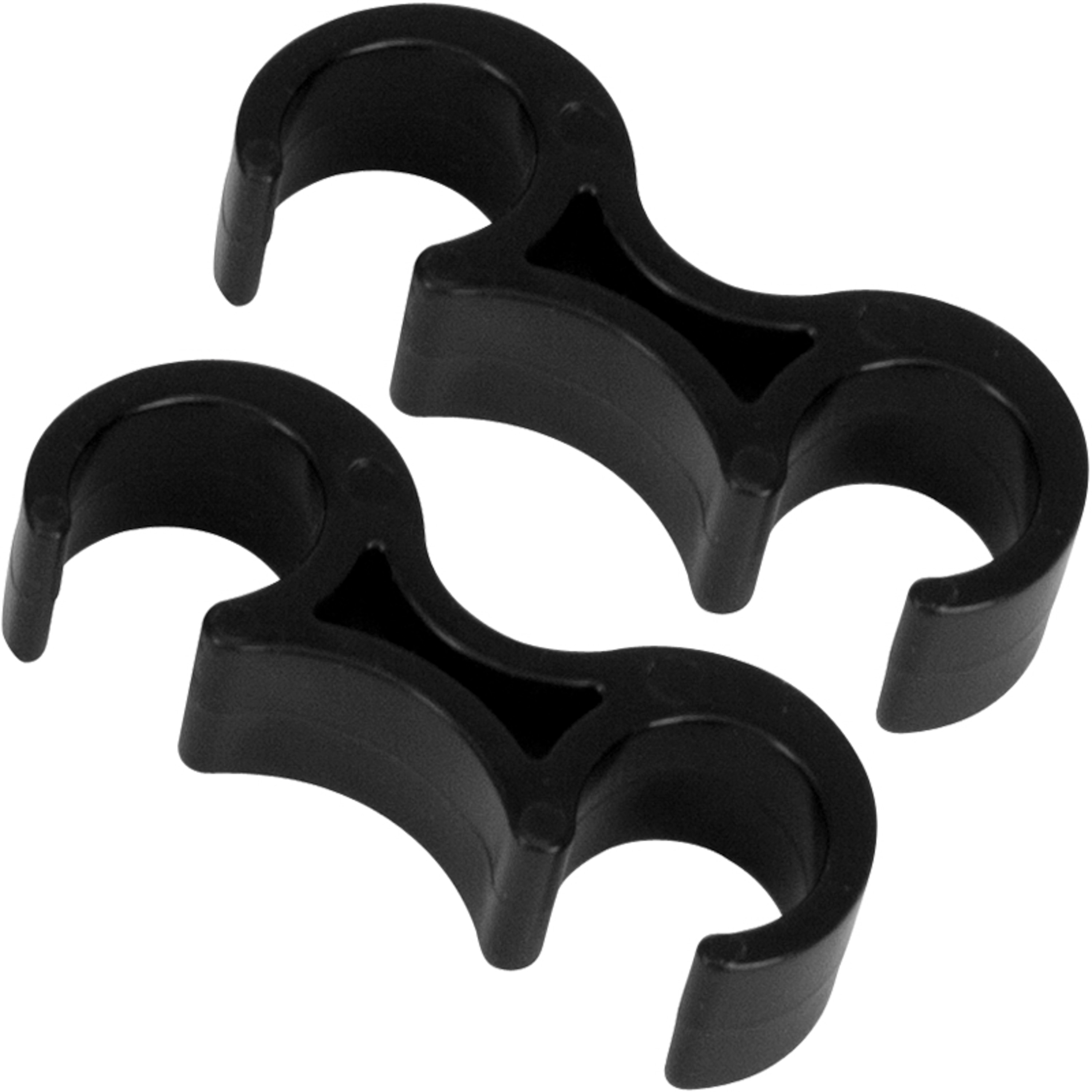 Flash Furniture 889142018957 Lowe 2500 Pack Black Plastic Ganging Clips - Set of 2