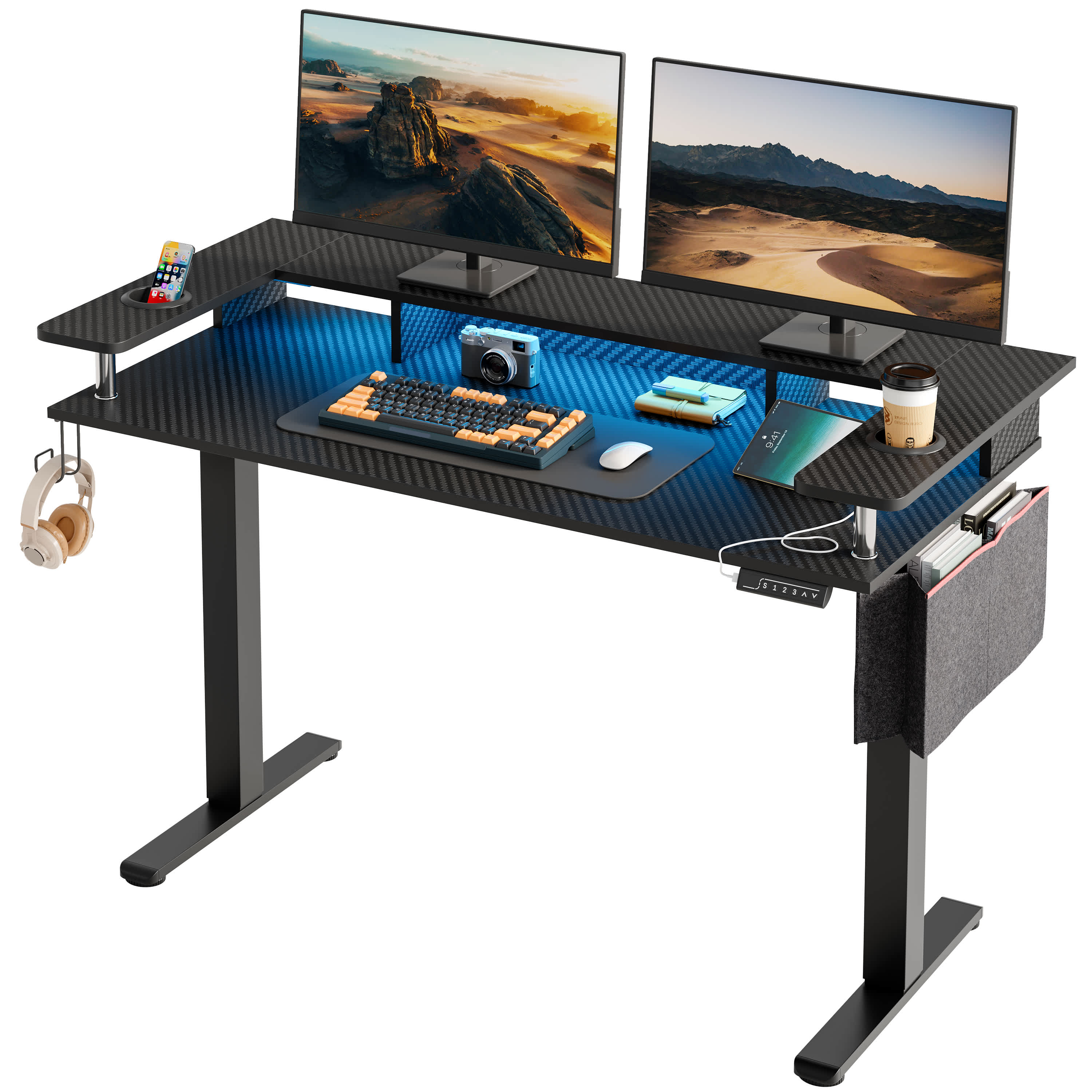 Bestier LOW-H1024147AUS-BLK desks - View #2