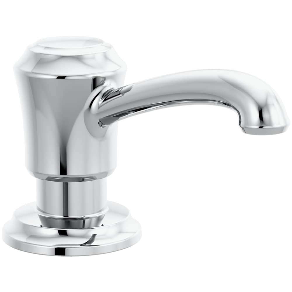 Delta RP100735 Cassidy Deck Mounted Soap Dispenser with Metal Head #RP100735PCPR