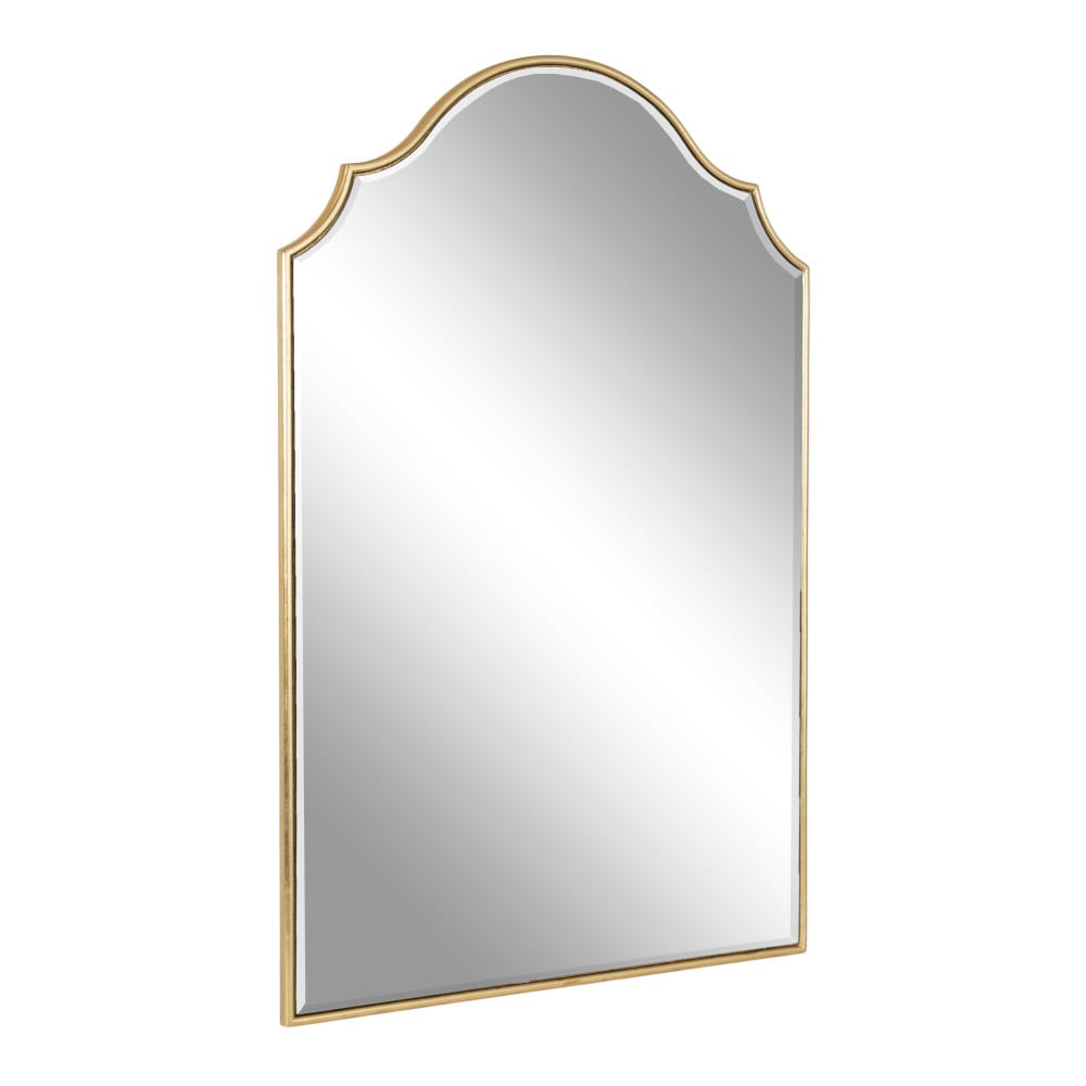 Kate and Laurel 224519 Leanna 24.00-in W x 36.00-in H Arch Gold Framed Wall Mirror