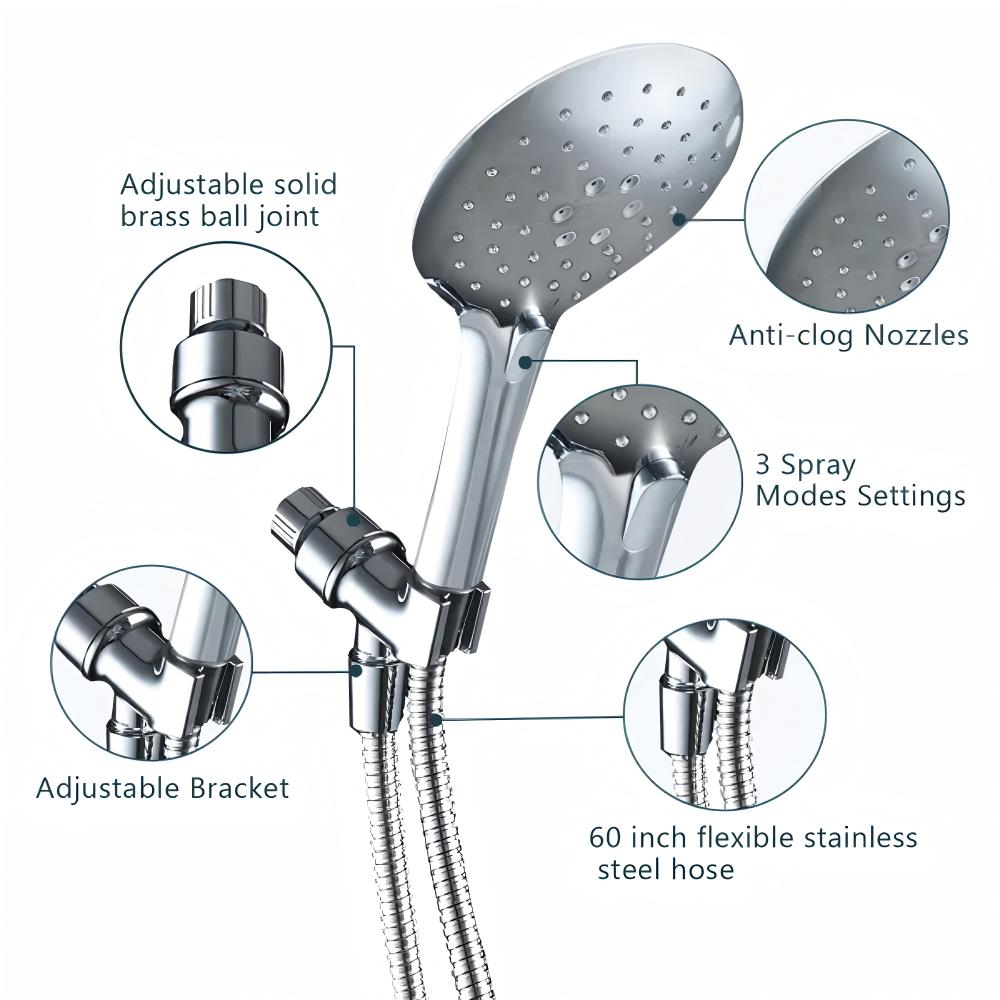 EQLOO HS1301 Fixed-Showerhead - View #3