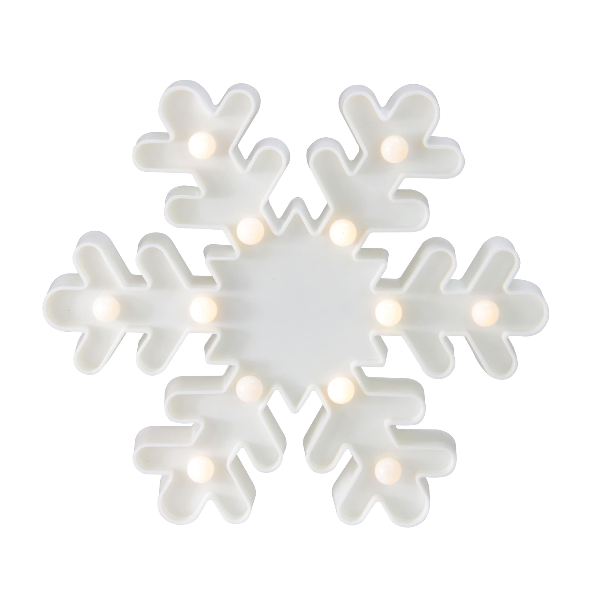 Northlight 33377736 8.5-in Snowflake Lighted Hanging Decoration