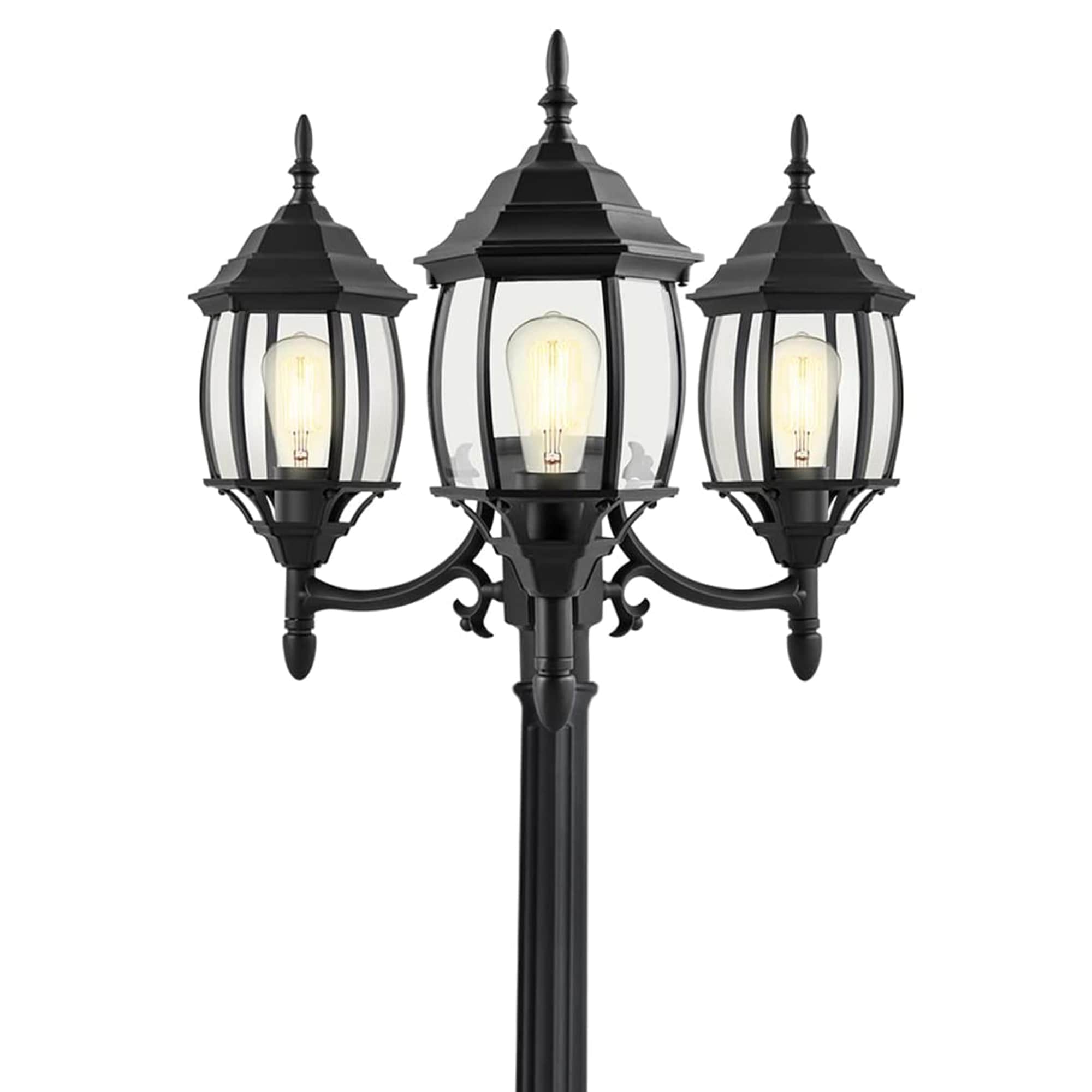 Hukoro FL90003-BK Complete-Post-Lights - View #3