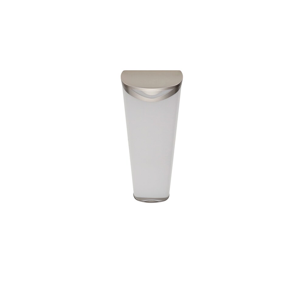 Sleek 48" Brushed Nickel Boomerang LED Flush Mount Light