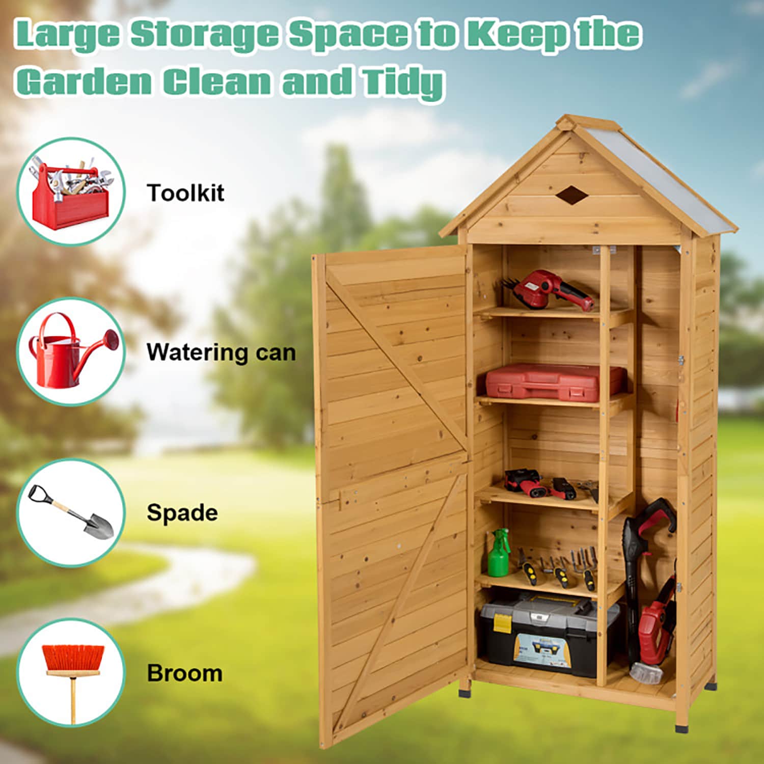 GZMR GR-OP7313 Wood-Storage-Buildings - View #5