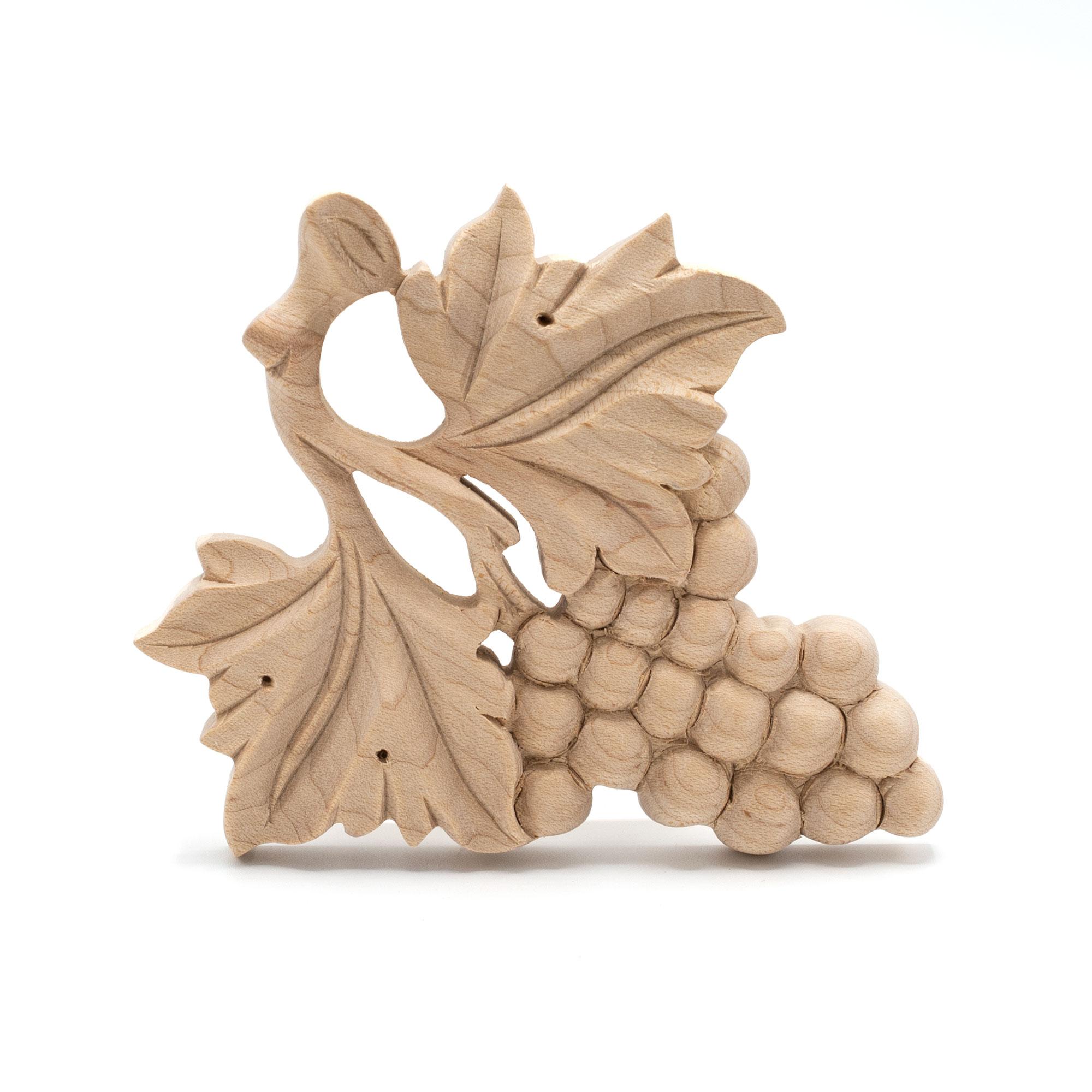 4" x 3.625" Maple Grapevine Decorative Accent Tiles