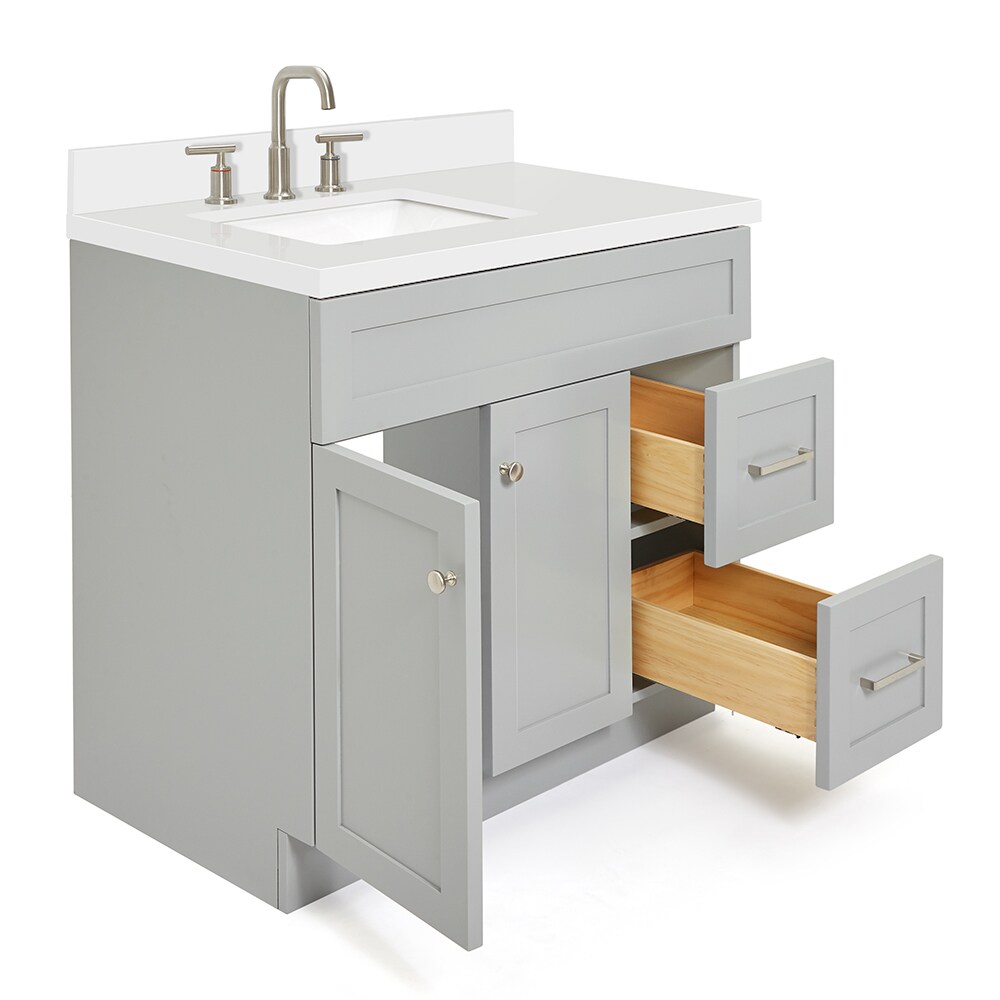 ARIEL F037SLWQRVOGRY Bath-Vanity-Combo - View #9