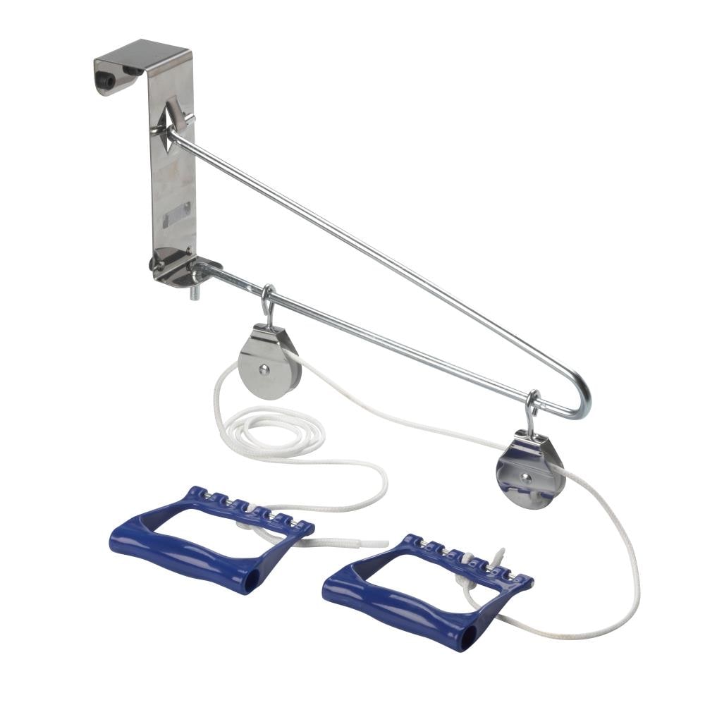 Drive Medical Silver Pulley Exercise Set for Physical Therapy – Includes Handles, Door Hanging Bracket, and Pulleys