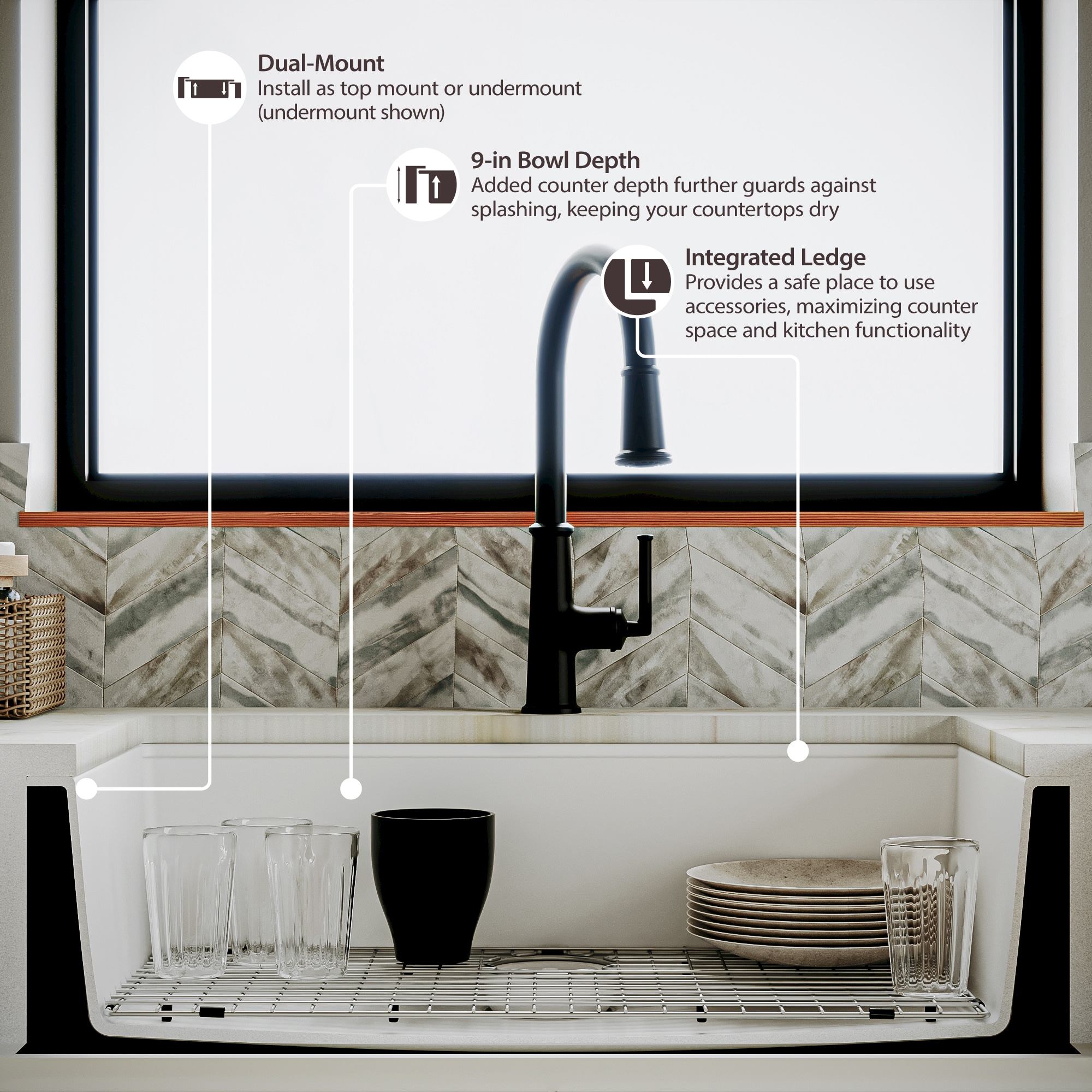 allen + roth GT1075WHT Kitchen-Sinks - View #7