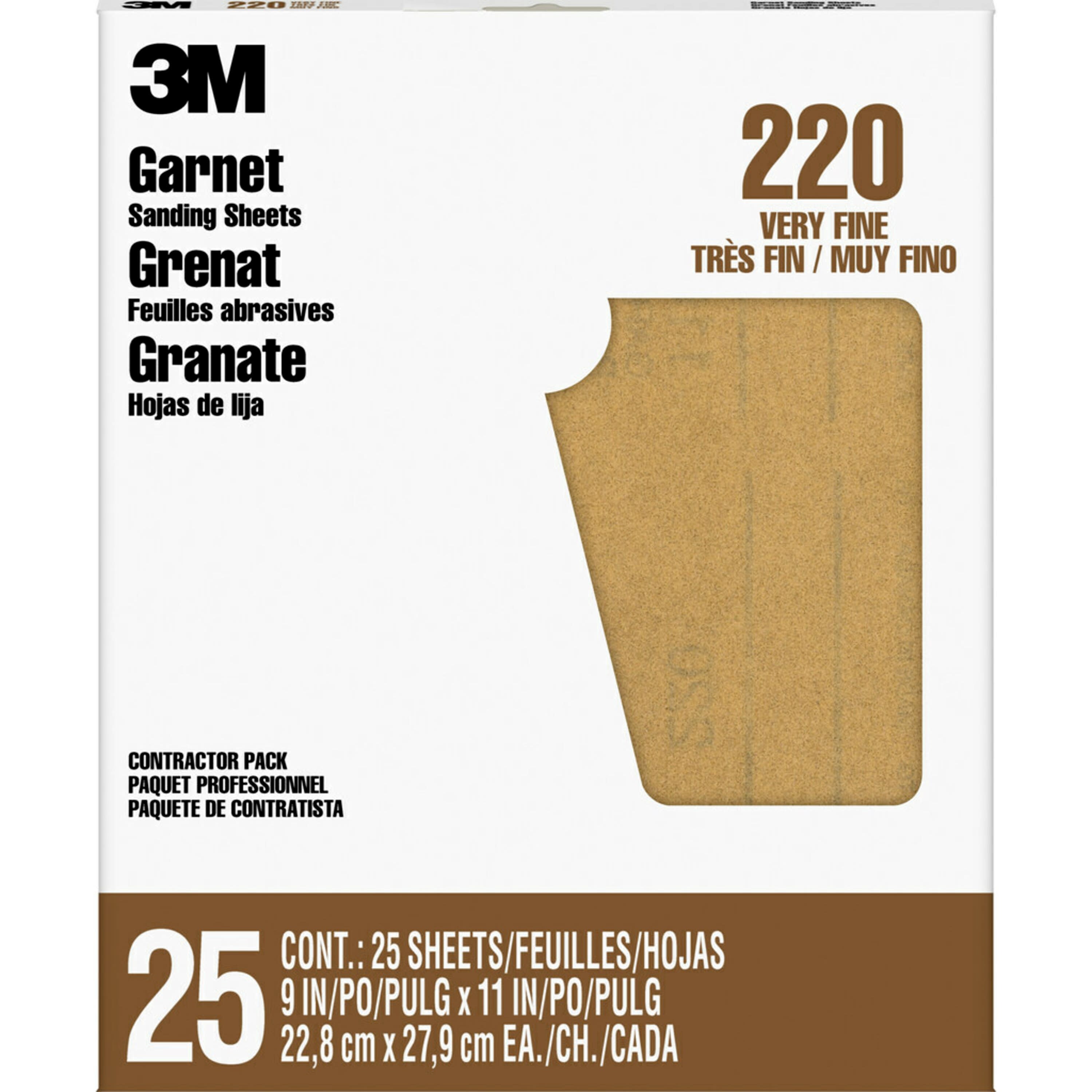 Gator Multi-grade Pack Sheet Sandpaper 9-in W x 11-in L 5-Pack in