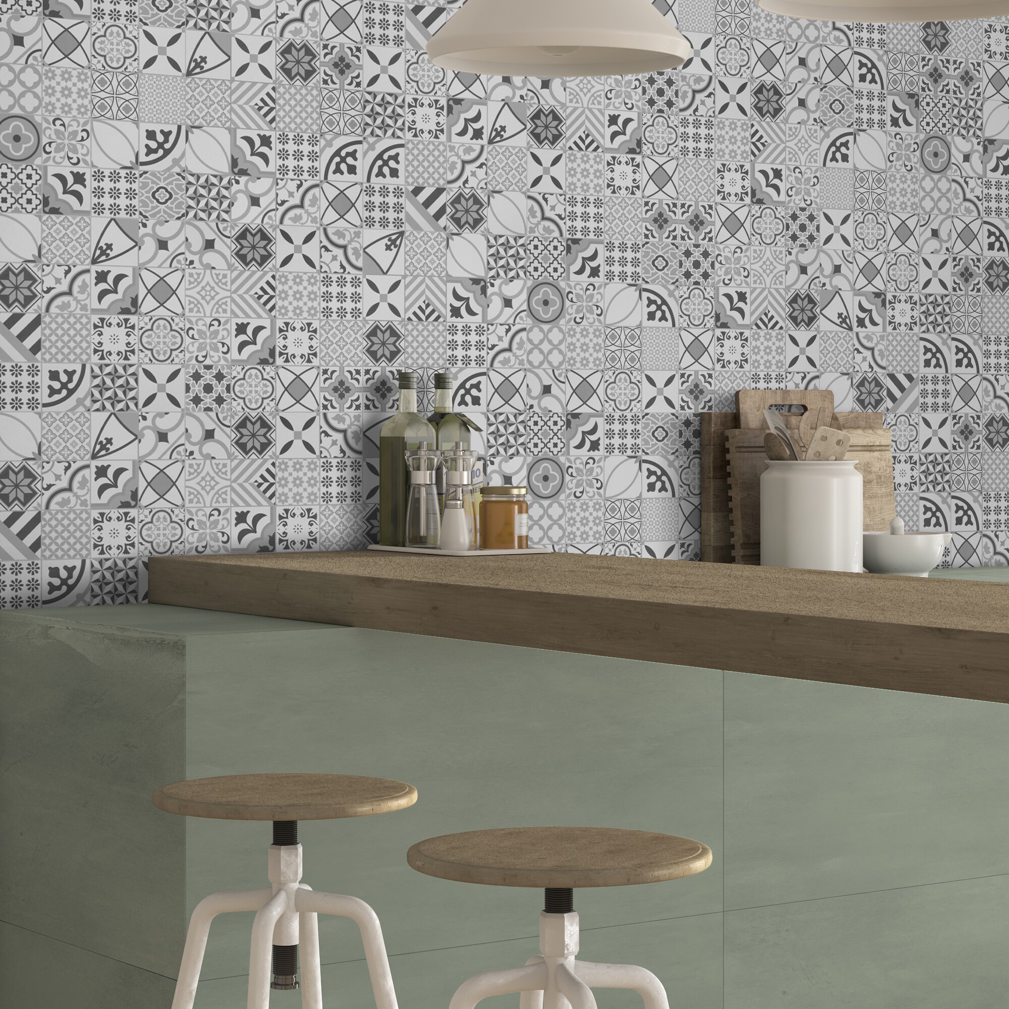 SUNWINGS SQAPTN-BLK-20 Ceramic-Tile - View #5