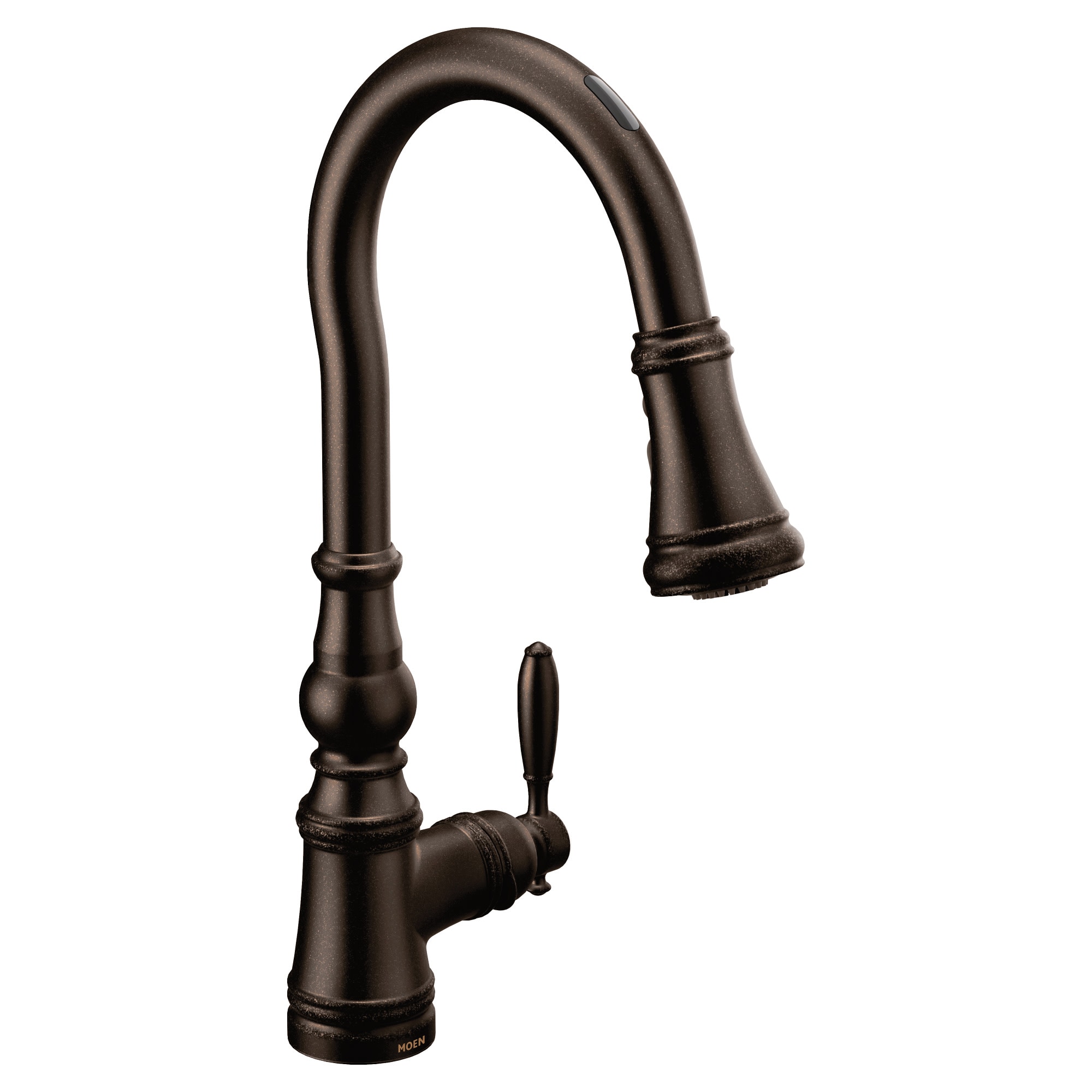 Moen S73004EV2ORB Oil Rubbed Bronze Single Handle Deck-mount Pull-down Kitchen Faucet with Sprayer
