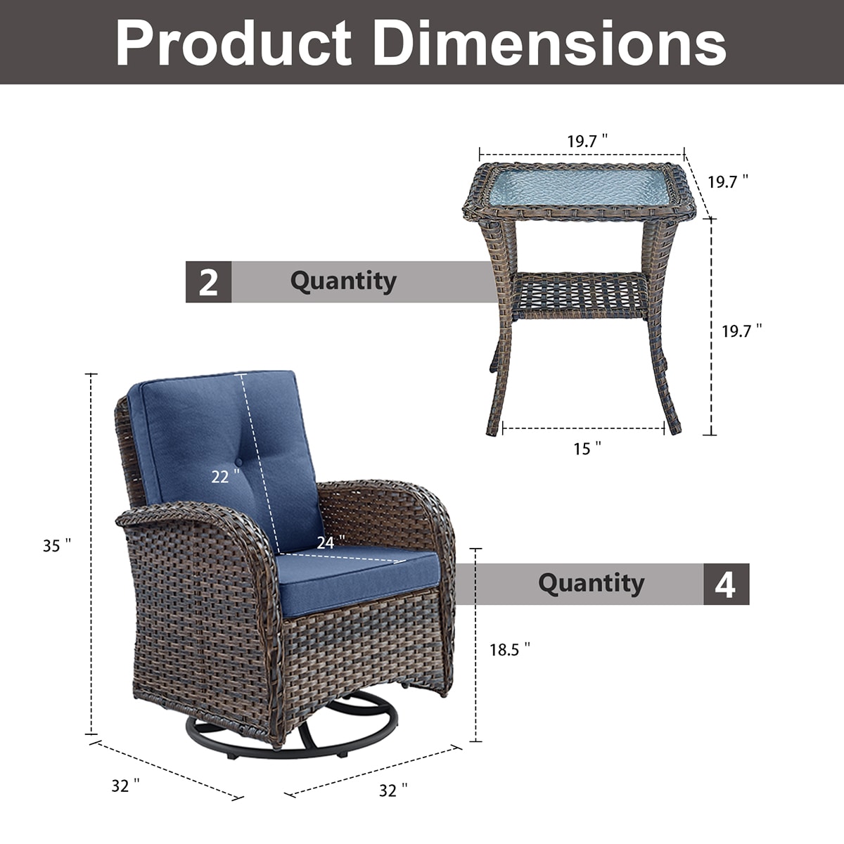 Rilyson FS085X2-1 Patio-Chairs - View #3