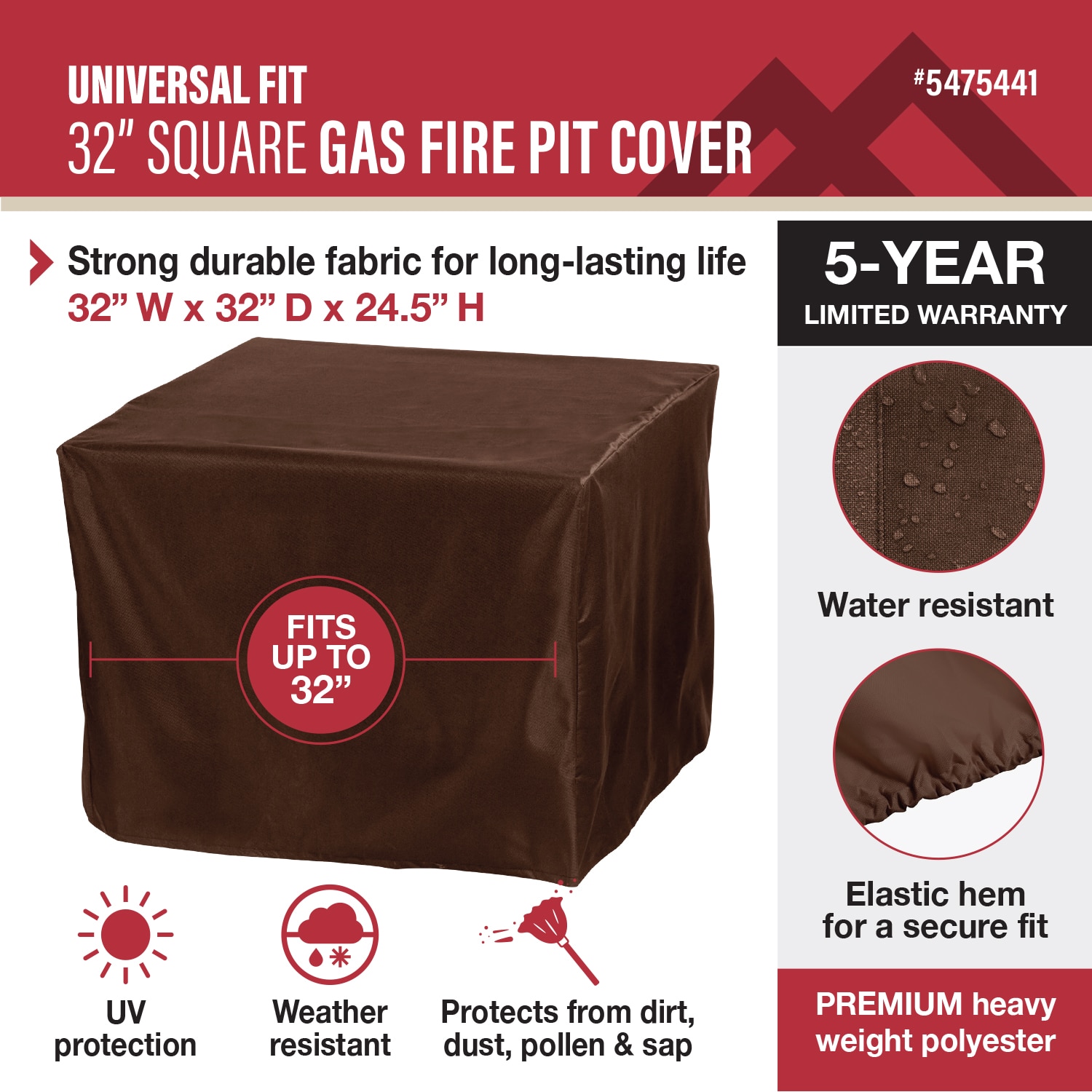 Master Forge 07846MFGD Fire-Pit-Covers - View #4
