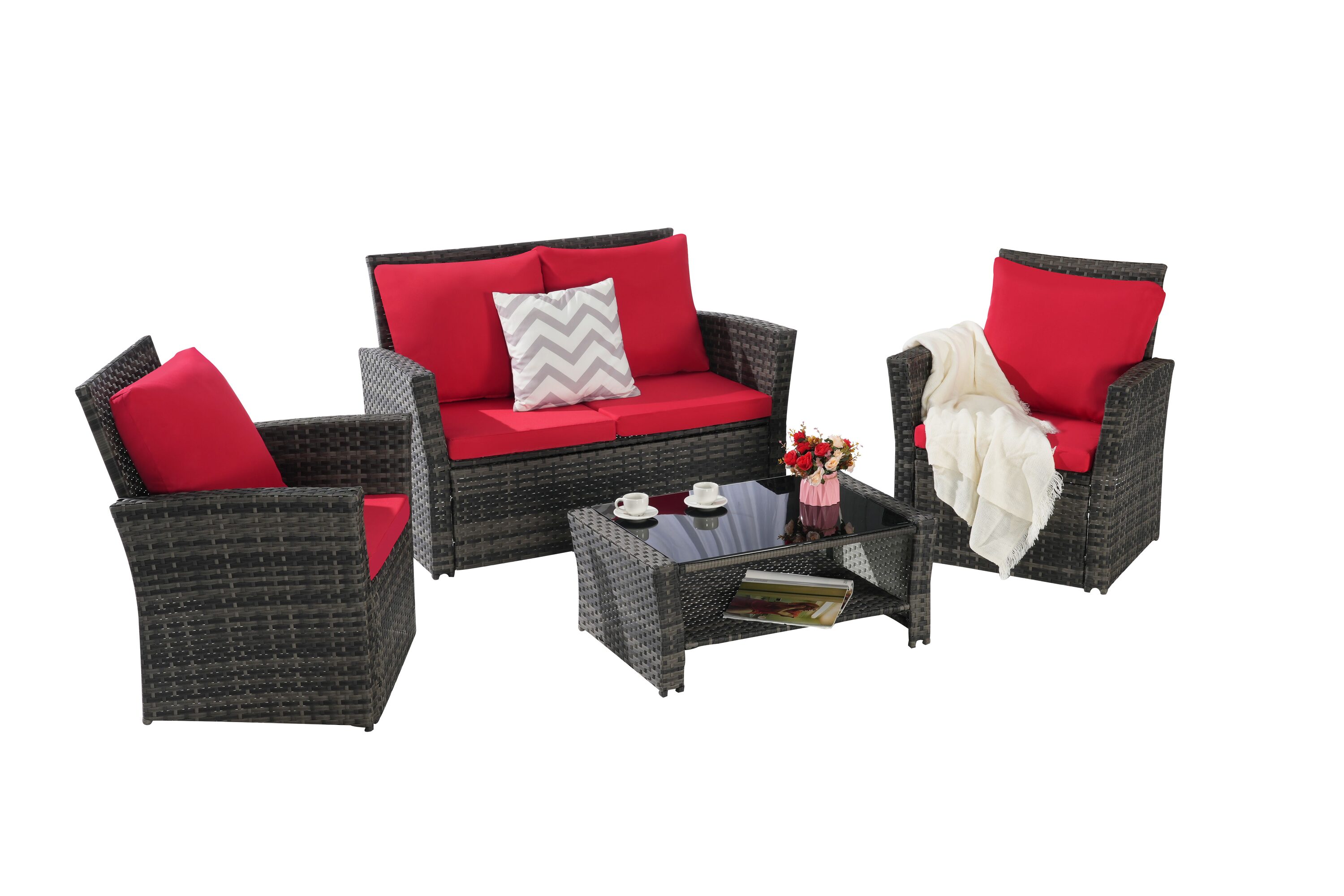 Forclover MONLDS11LG Patio-Conversation-Sets - View #7