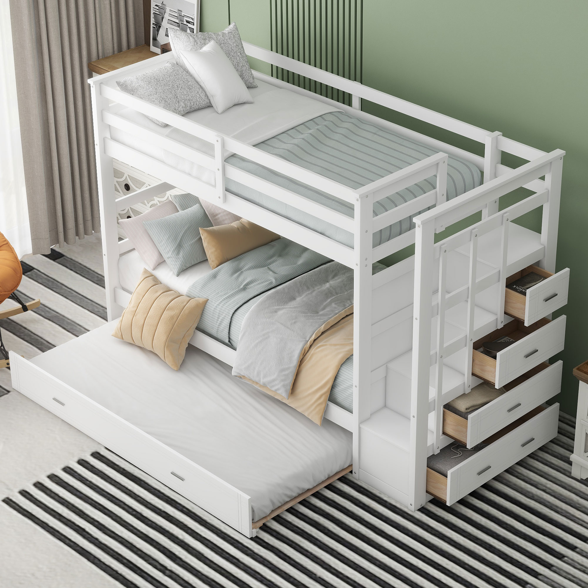 ModernLuxe LT000068AAK-1 Bunk-Beds - View #2