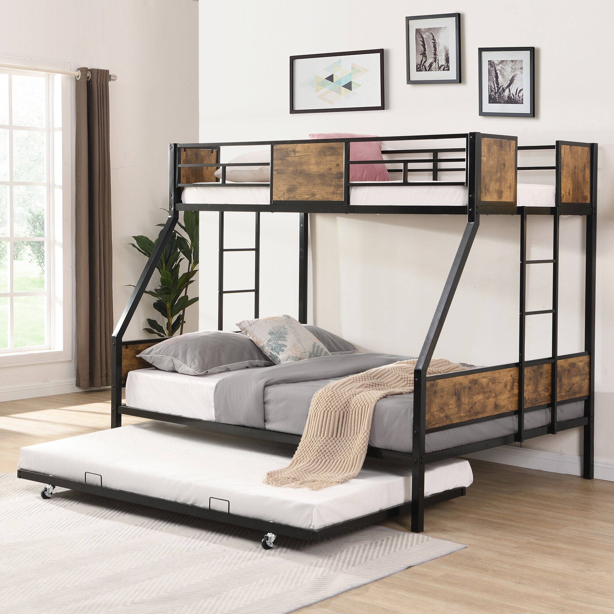 SINOFURN SYE140006BK Bunk-Beds - View #11
