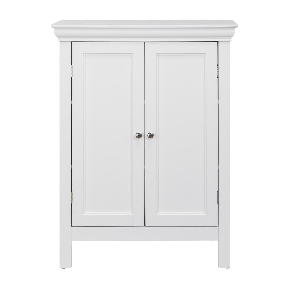 Elegant Home Fashions Teton 24-in W x 32-in H x 12-in D White MDF ...