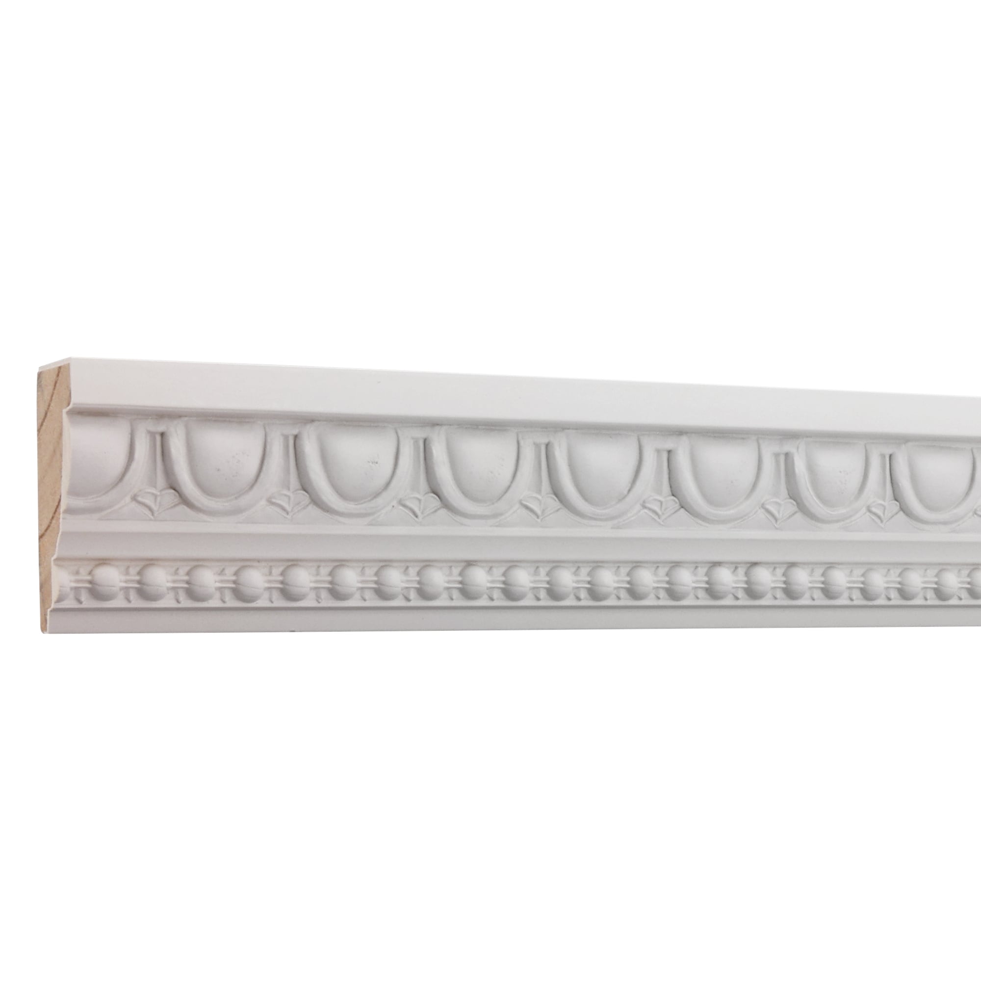Ornamental Mouldings V19RMO-8FT 1-7/8-in x 8-ft Pine Unfinished Finger joint 08204 Chair rail Moulding