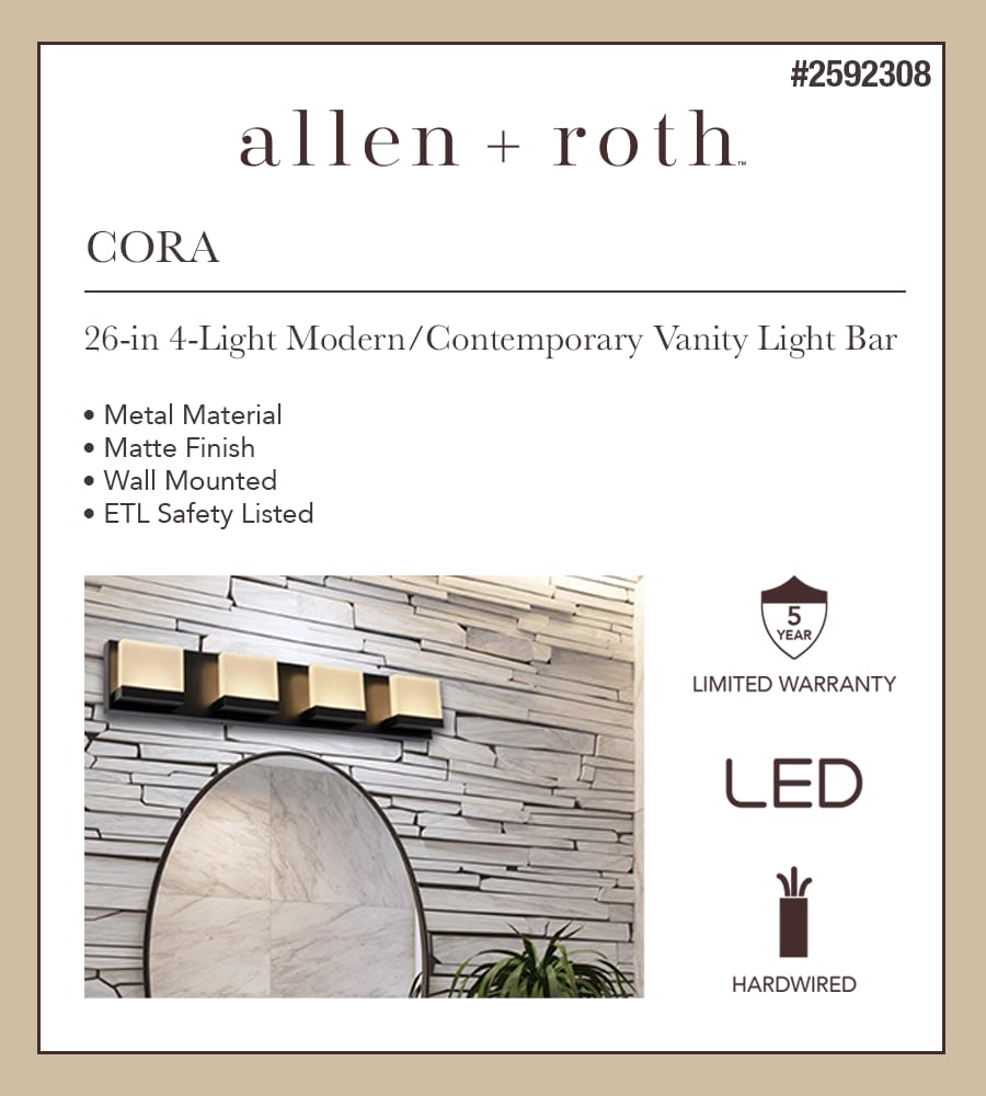 allen + roth VBL17-4MBK b089995 - View #4