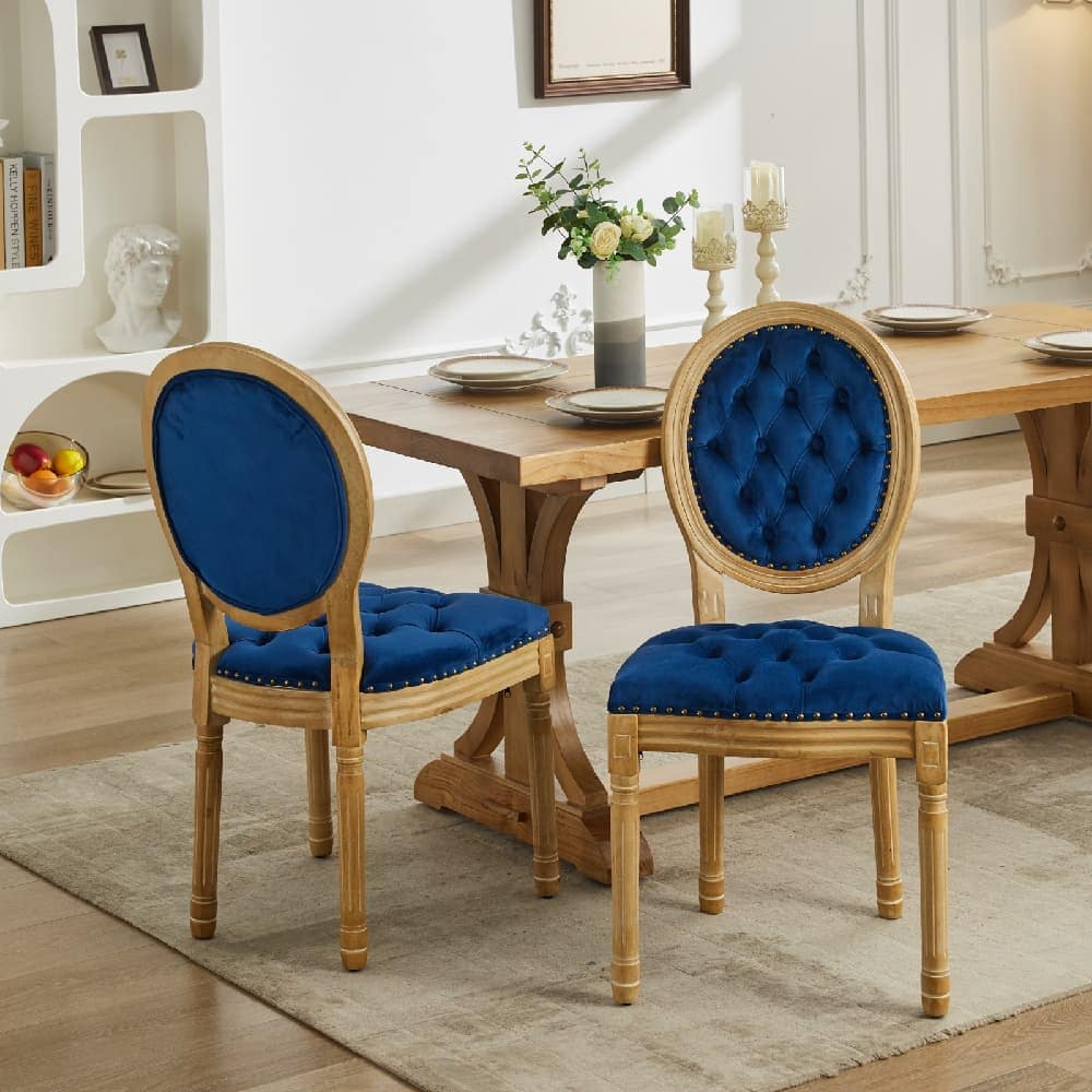 Maison Boucle MIRO-CHAIR-BLUE Dining-Chairs - View #2