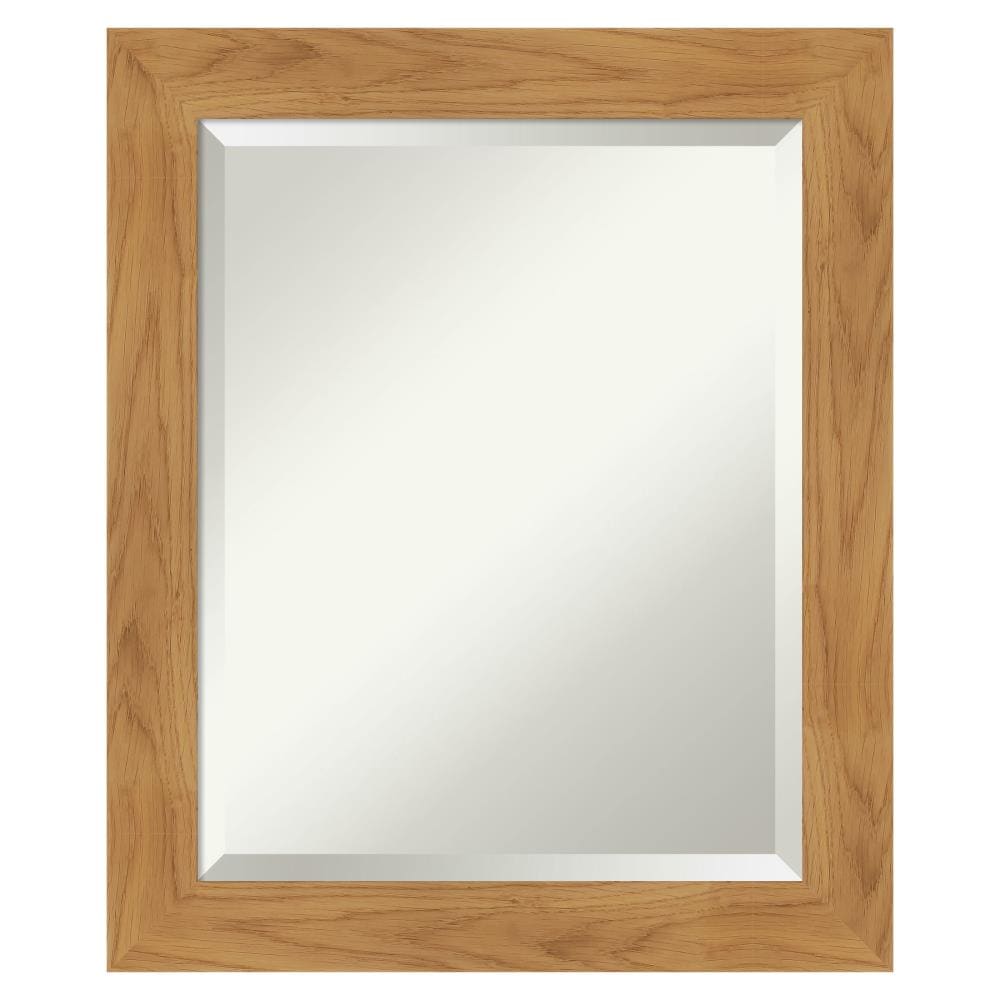 Amanti Art DSW5339423 Carlisle 20-Inches x 24-Inches Framed Rectangle Bathroom Vanity Mirror ( Matte Natural )