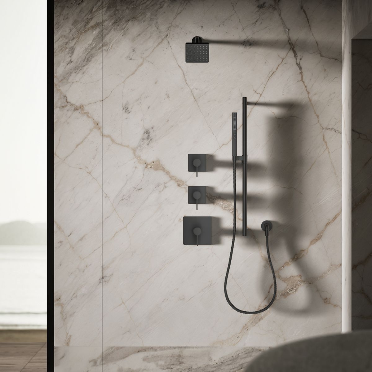 KOHLER K-24805-G-BL Fixed-Showerhead - View #8