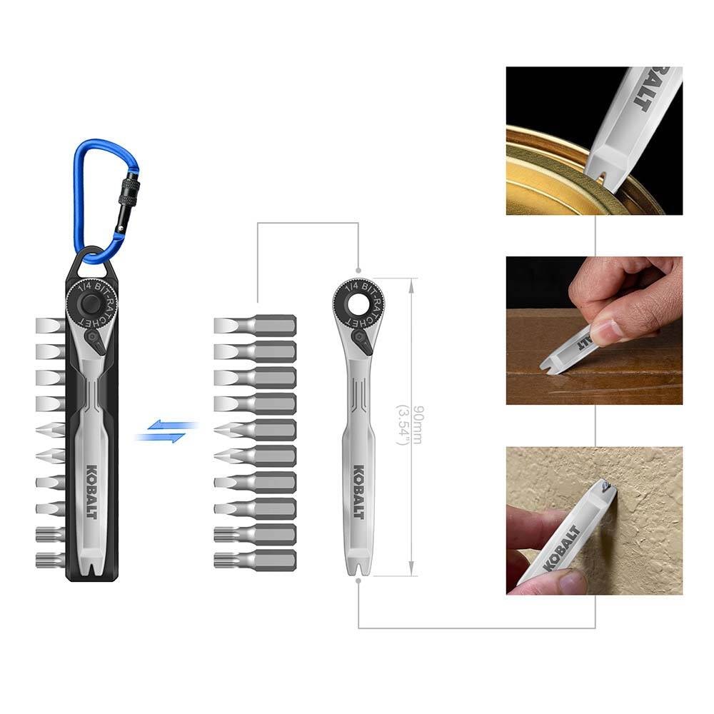 Kobalt Chrome 10 -Piece 1-in Ratcheting Multi-Bit Replaced #56550