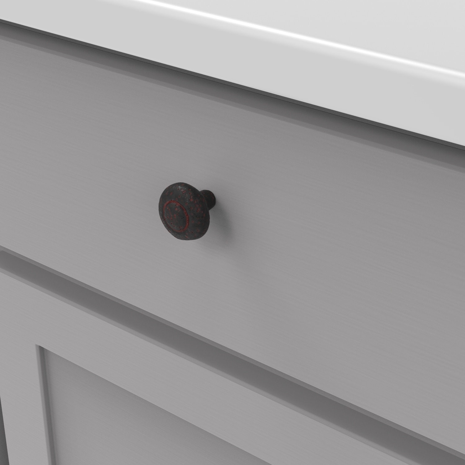 Hickory Hardware P3002-RI-10B Cabinet-Knobs - View #3
