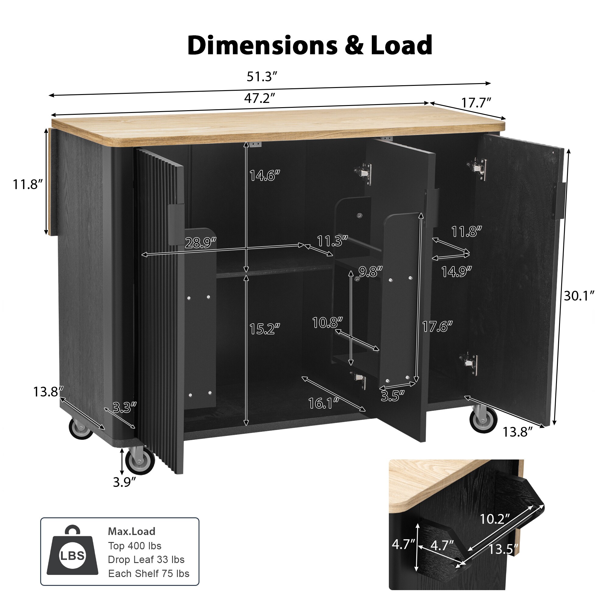 SINOFURN SYB260067BK Kitchen-Furniture - View #16