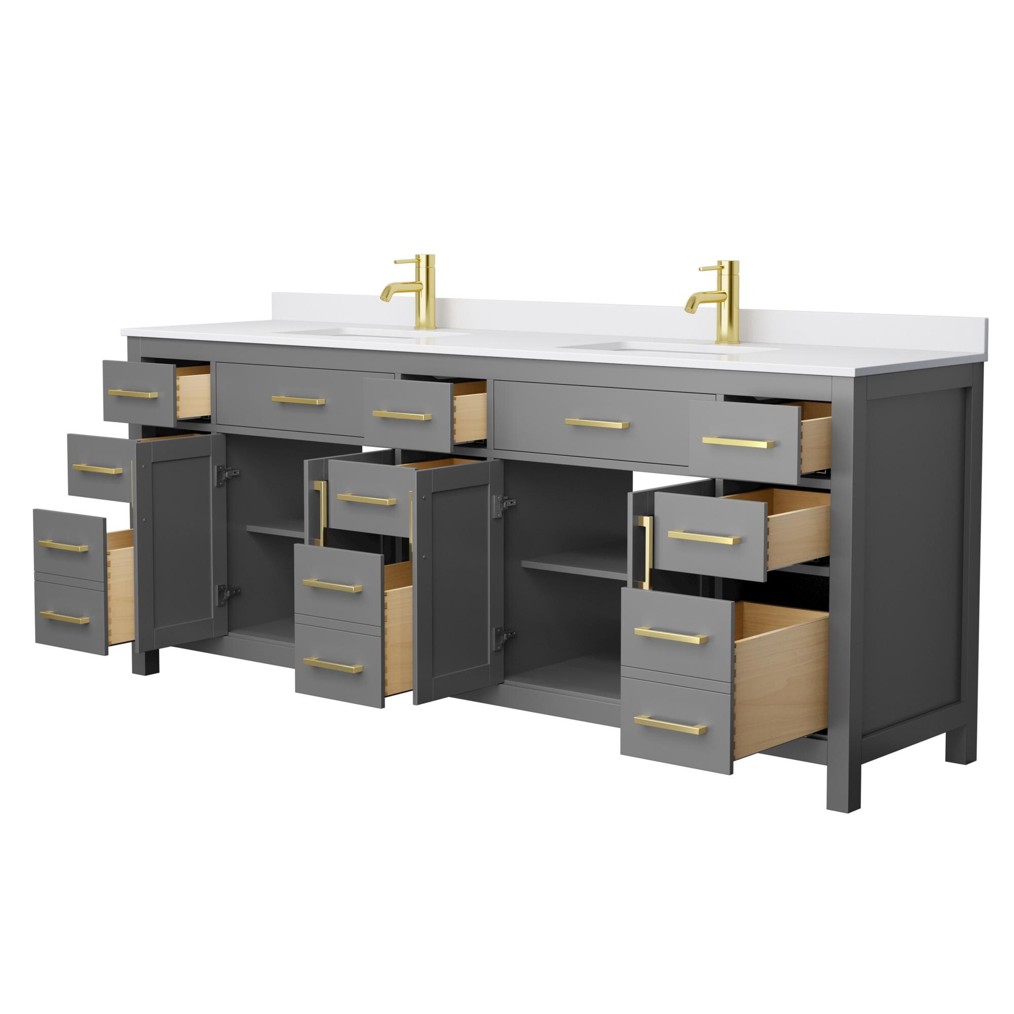 Wyndham Collection WCG242484DGGWCUNSMXX Bath-Vanity-Combo - View #3