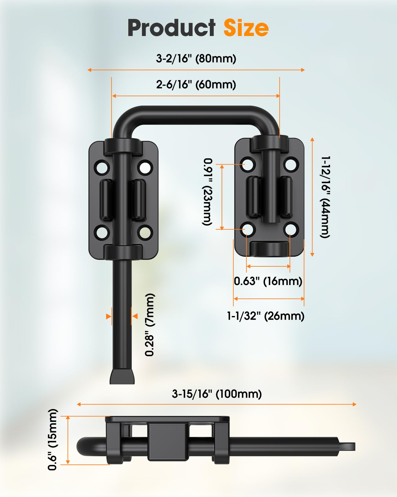 Vrbgify LVG0805V095 latchbolts - View #2