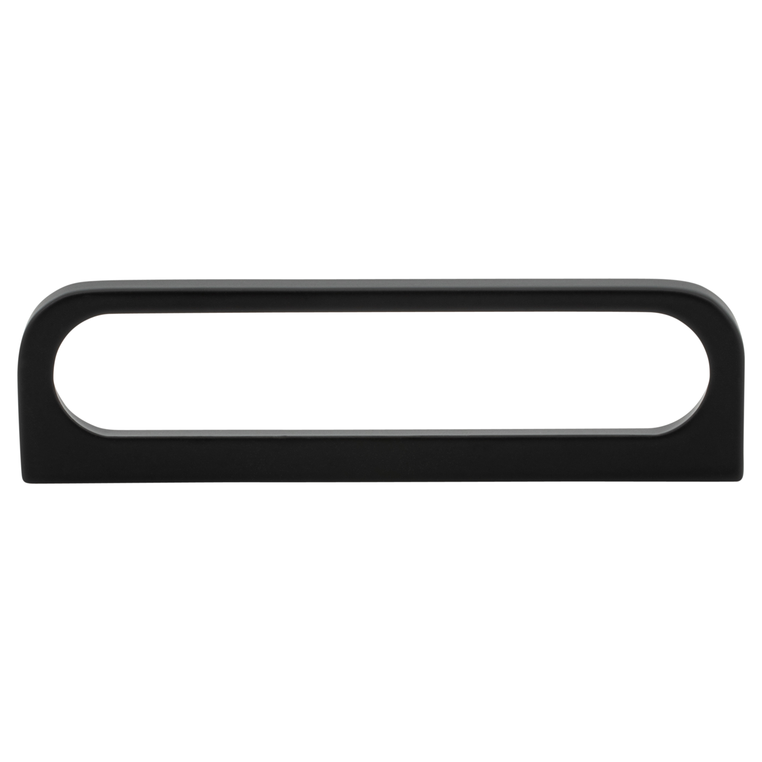 Villa Valentina VV1596MB No. 15 3-3/4-in , 96mm Center to Center Matte Black Rectangular Handle