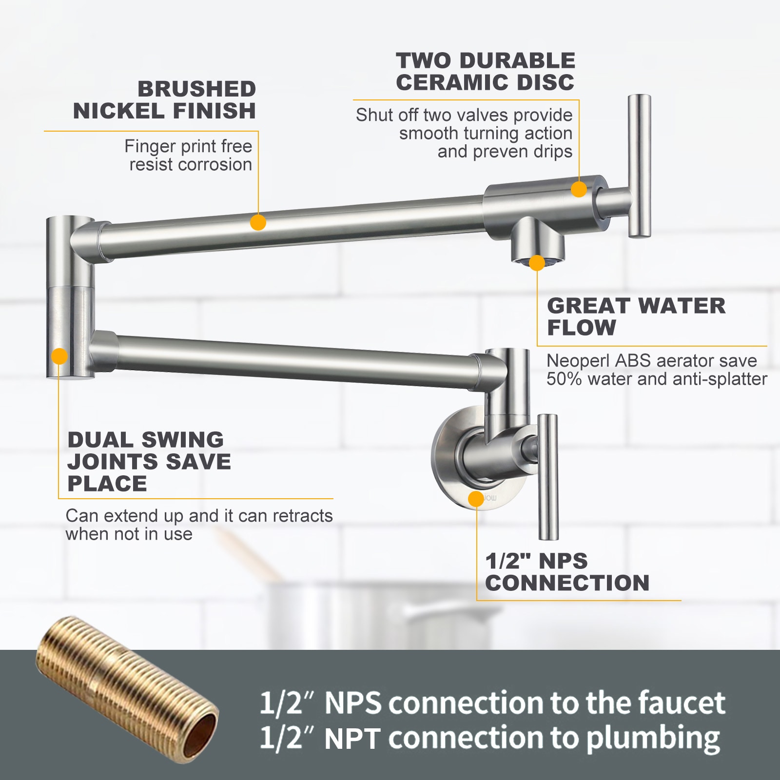 WOWOW 2311200-LW Kitchen-Faucets - View #3