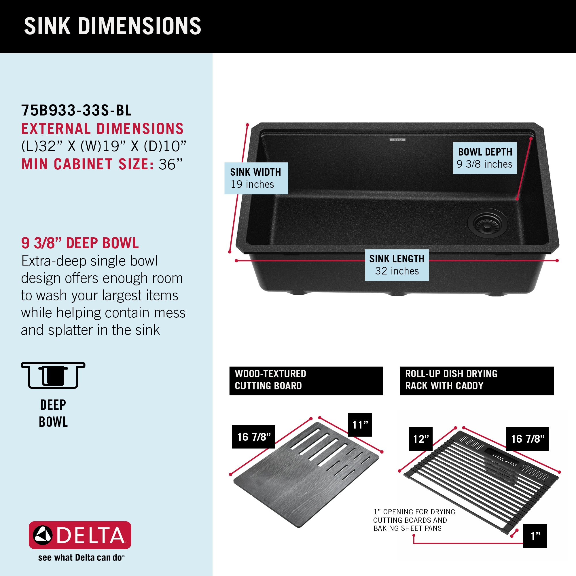 Delta 75B933-33S-BL Kitchen-Sinks - View #7