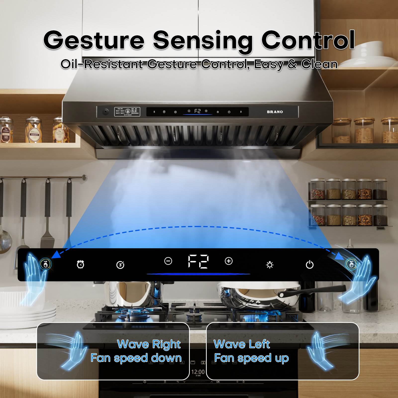 BRANO UCE16-B-30-LSYF Undercabinet-Range-Hoods - View #3