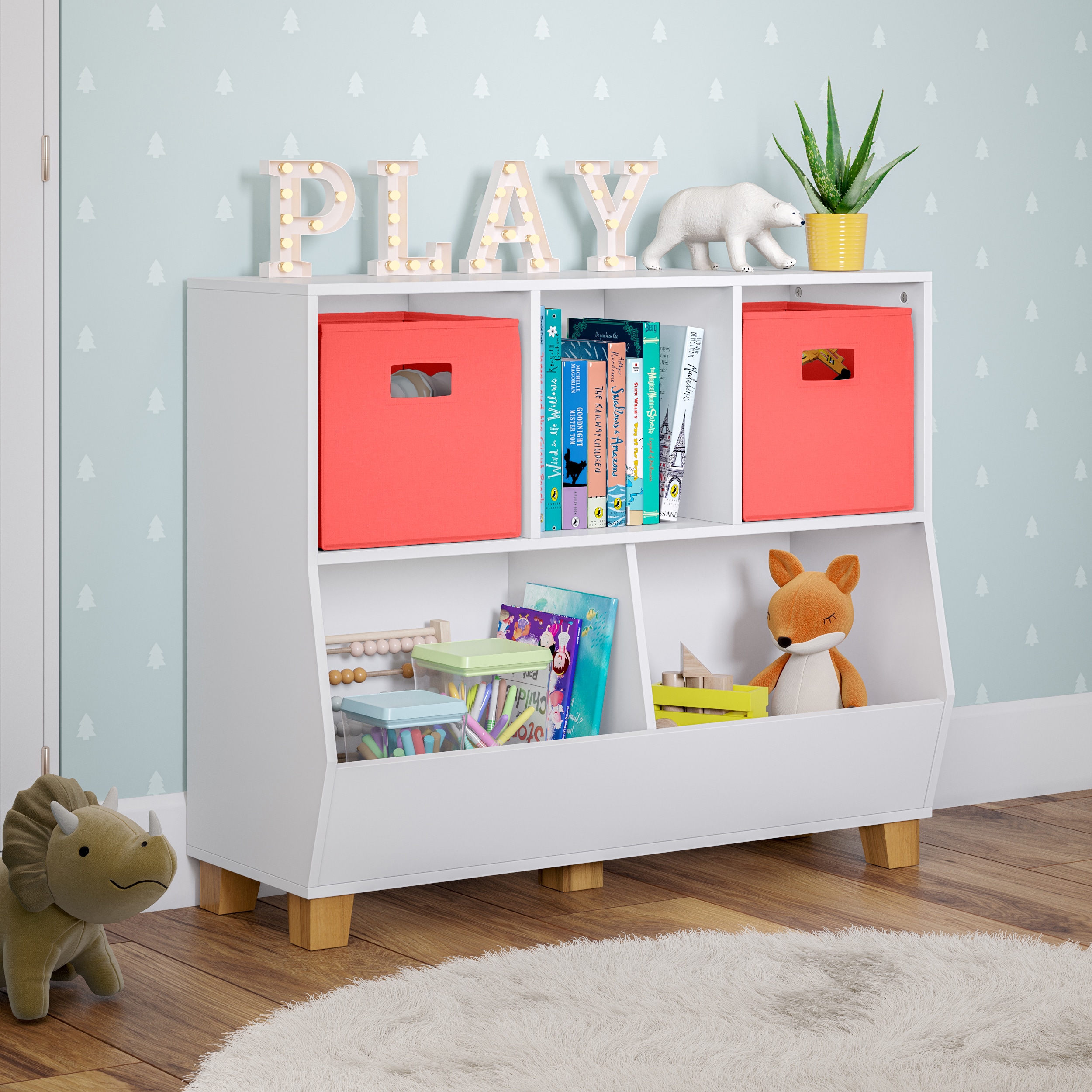 Half Size Kids 2pc Storage Bin Set – RiverRidge® Home
