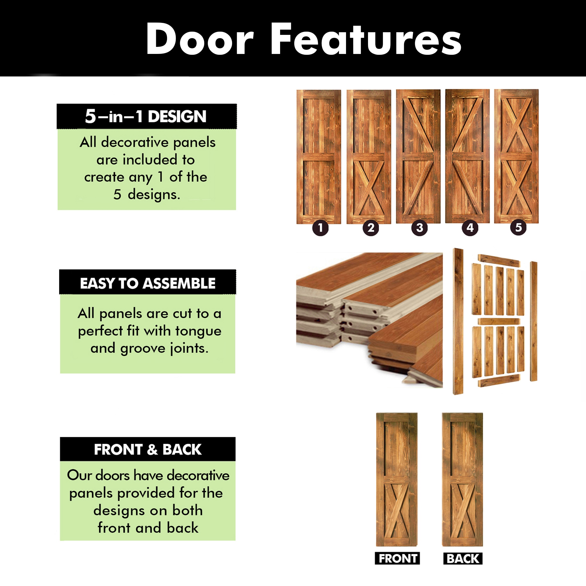 HOMACER 3280F-EA Barn-Doors - View #4